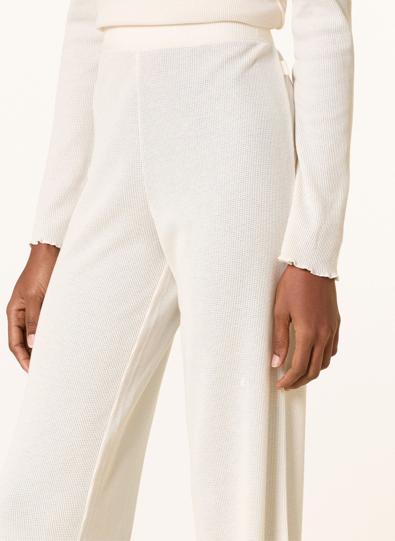 BOSS Pantalon de nuit COSY: CRÈME