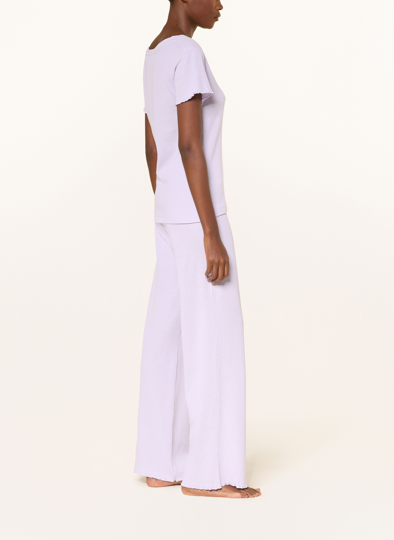 BOSS Schlafhose COSY: HELLLILA