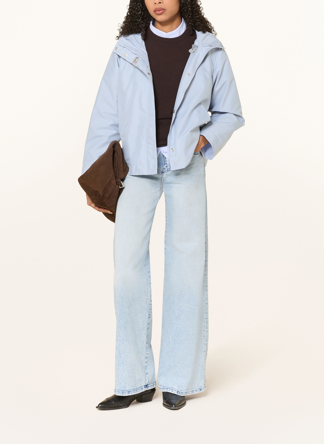 Fay parka: BLEU CLAIR