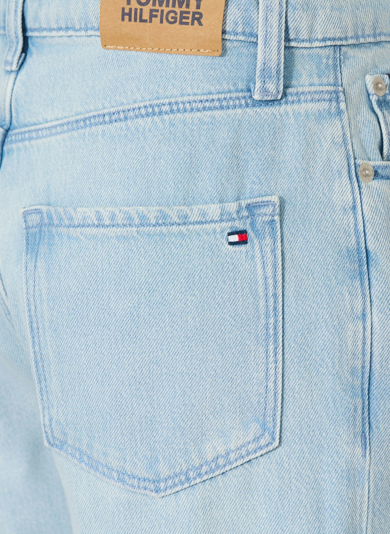 TOMMY HILFIGER Jeans met taps toelopende pasvorm: 1AA Lightused