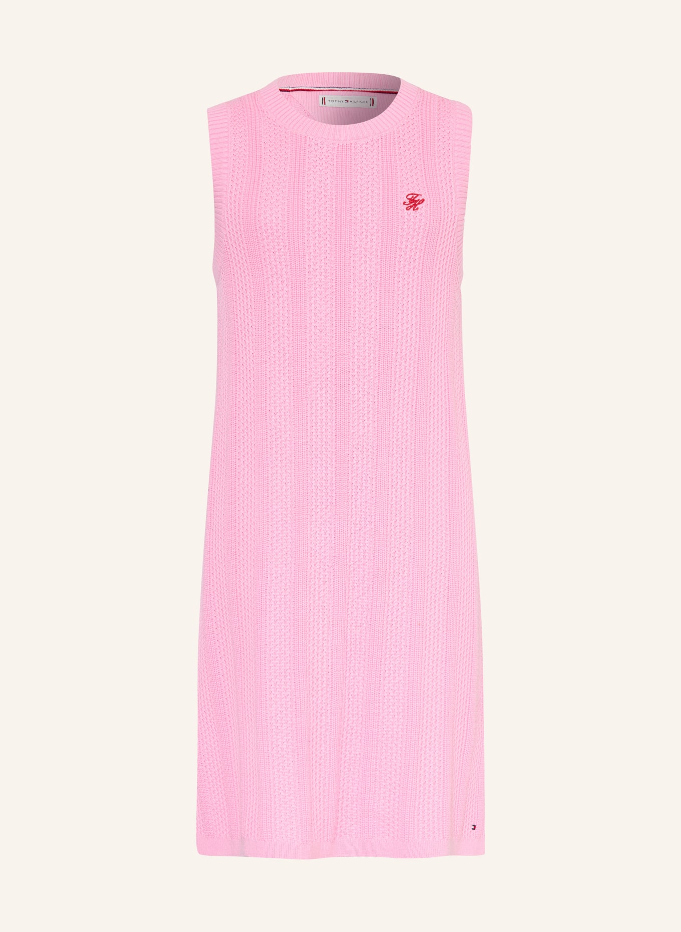 TOMMY HILFIGER Gebreide jurk: ROZE