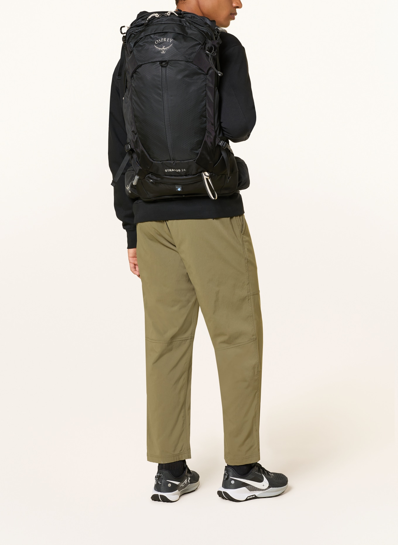 OSPREY Rugzak STRATOS 24 l: ZWART