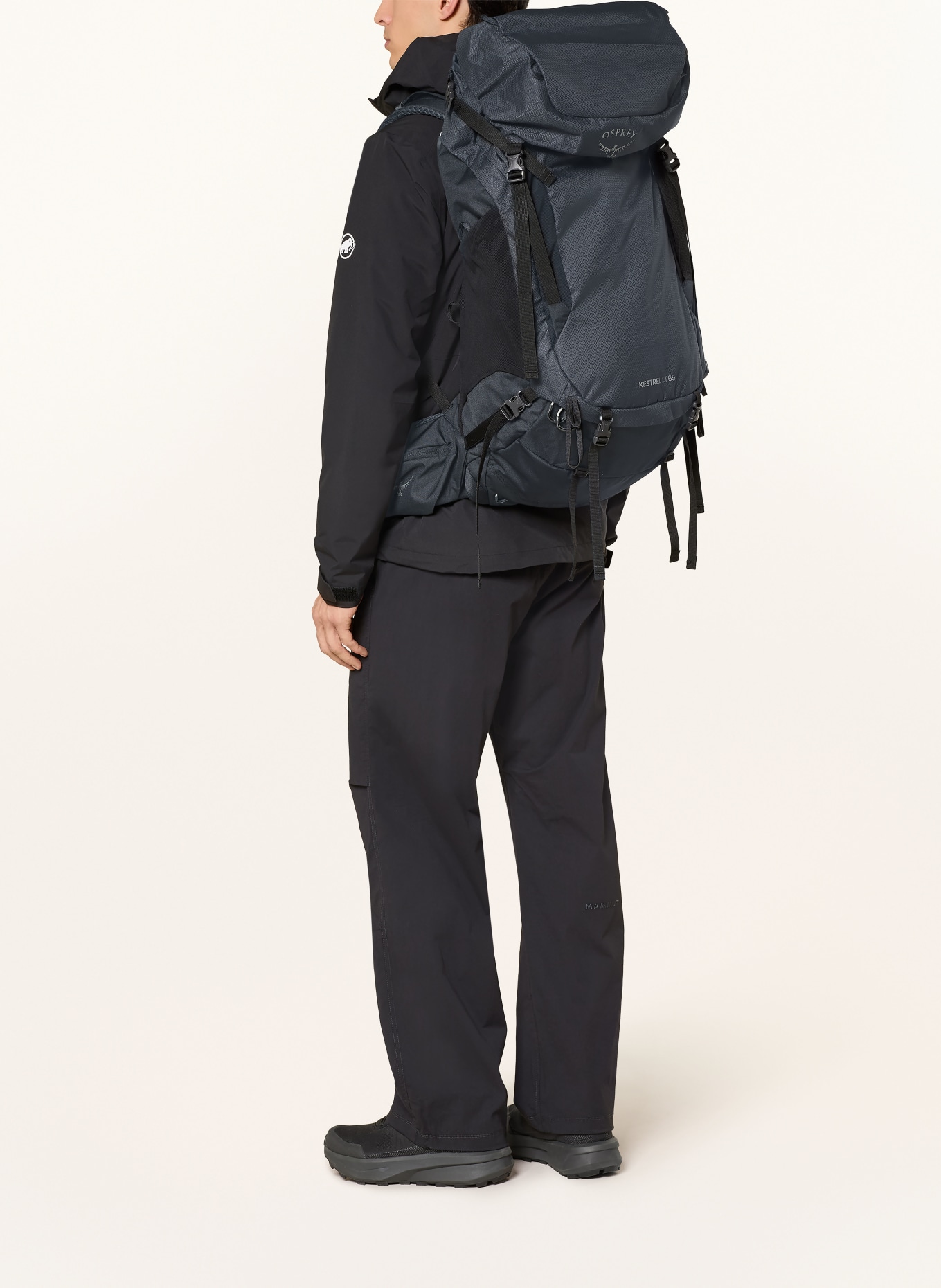 OSPREY Rugzak KESTRELL™ LT 65 65 l: ZWART