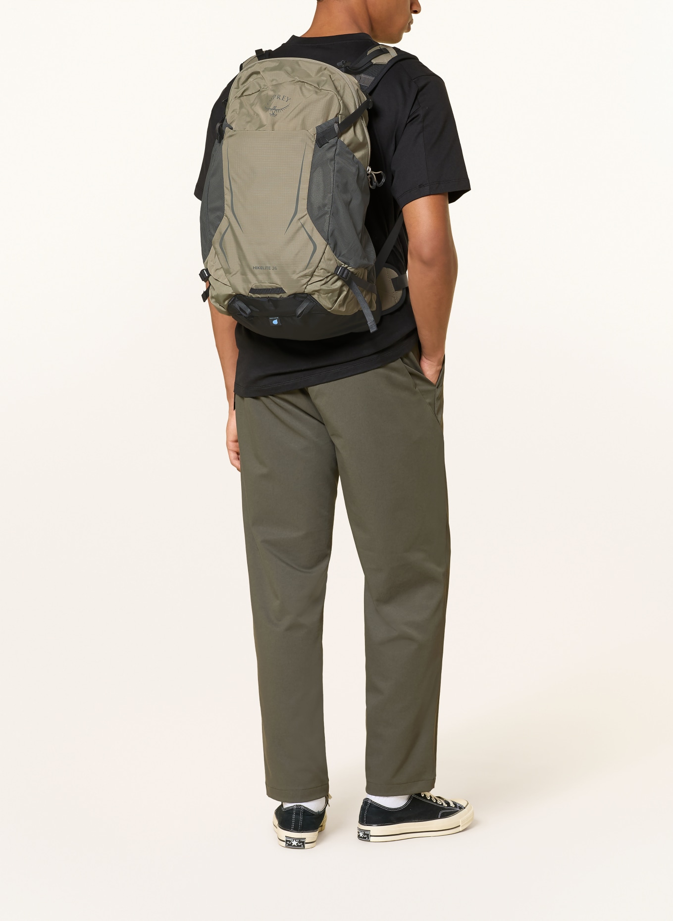 OSPREY Rugzak HIKELITE 26 l: OLIJF / ZWART