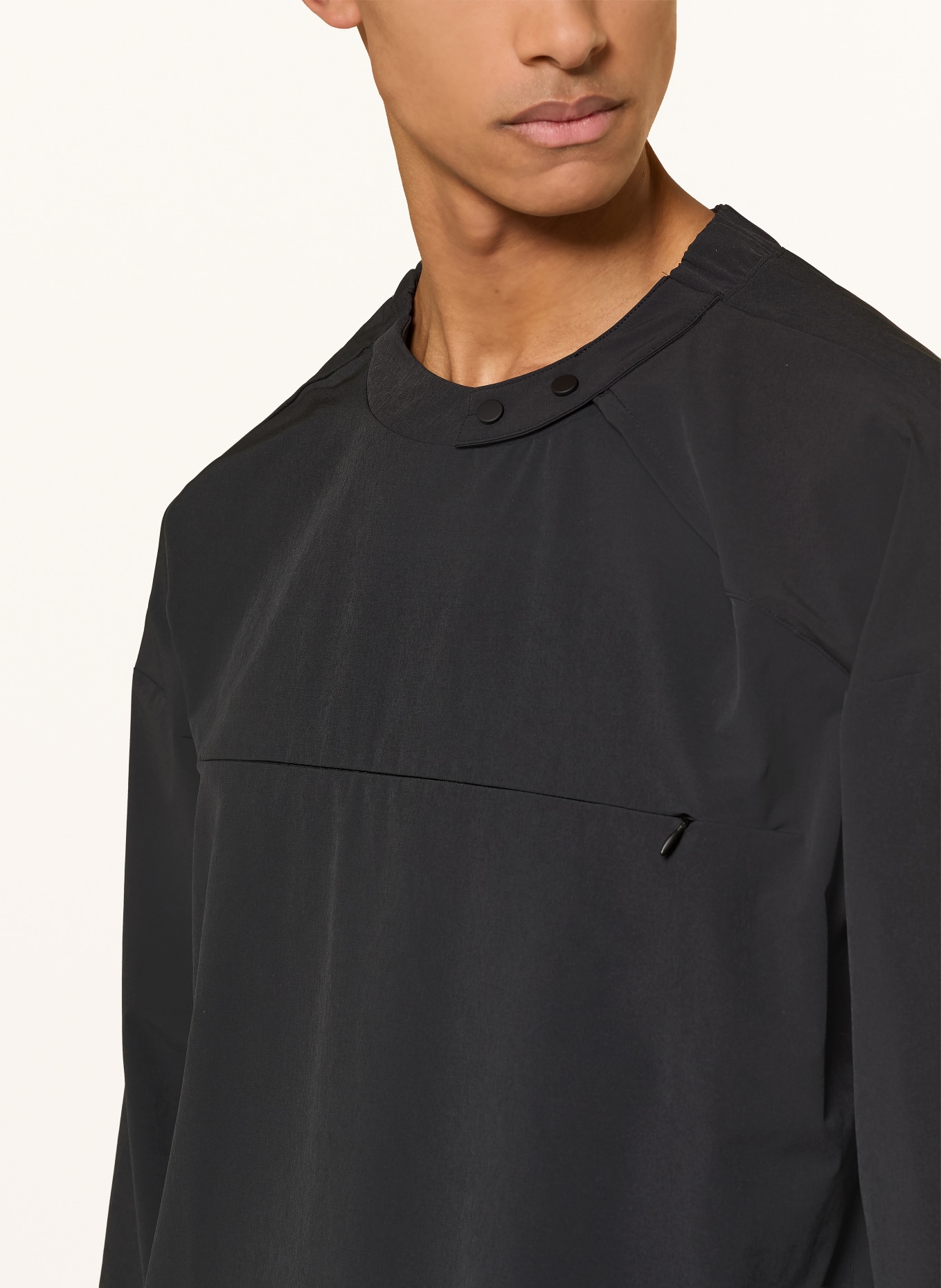 adidas Z.N.E. UNIFORM Slip-On Jacket: BLACK