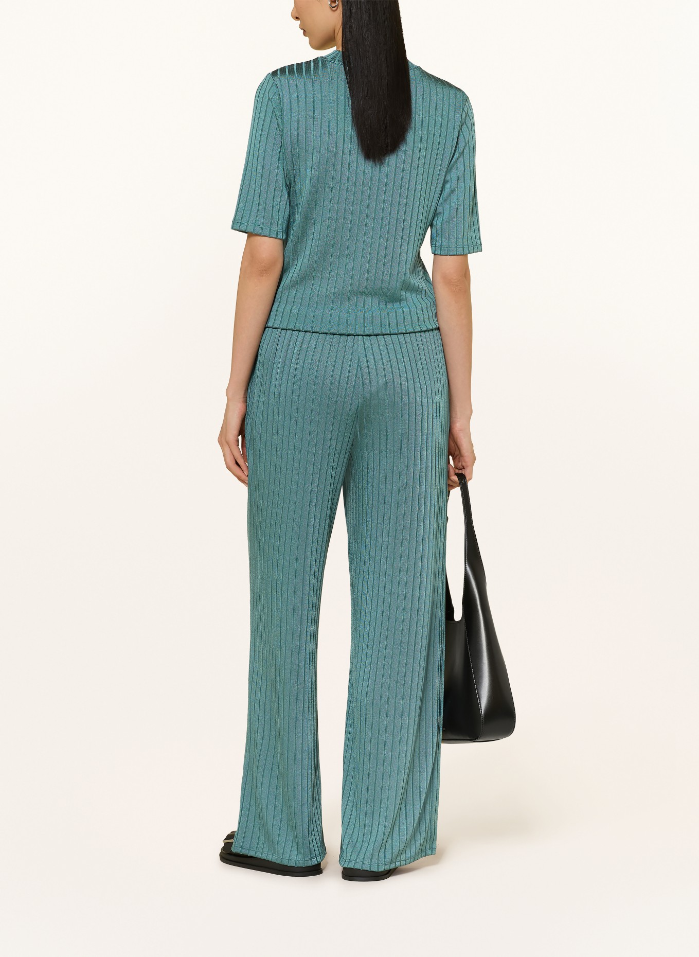 Calvin Klein Gebreide broek: PETROL