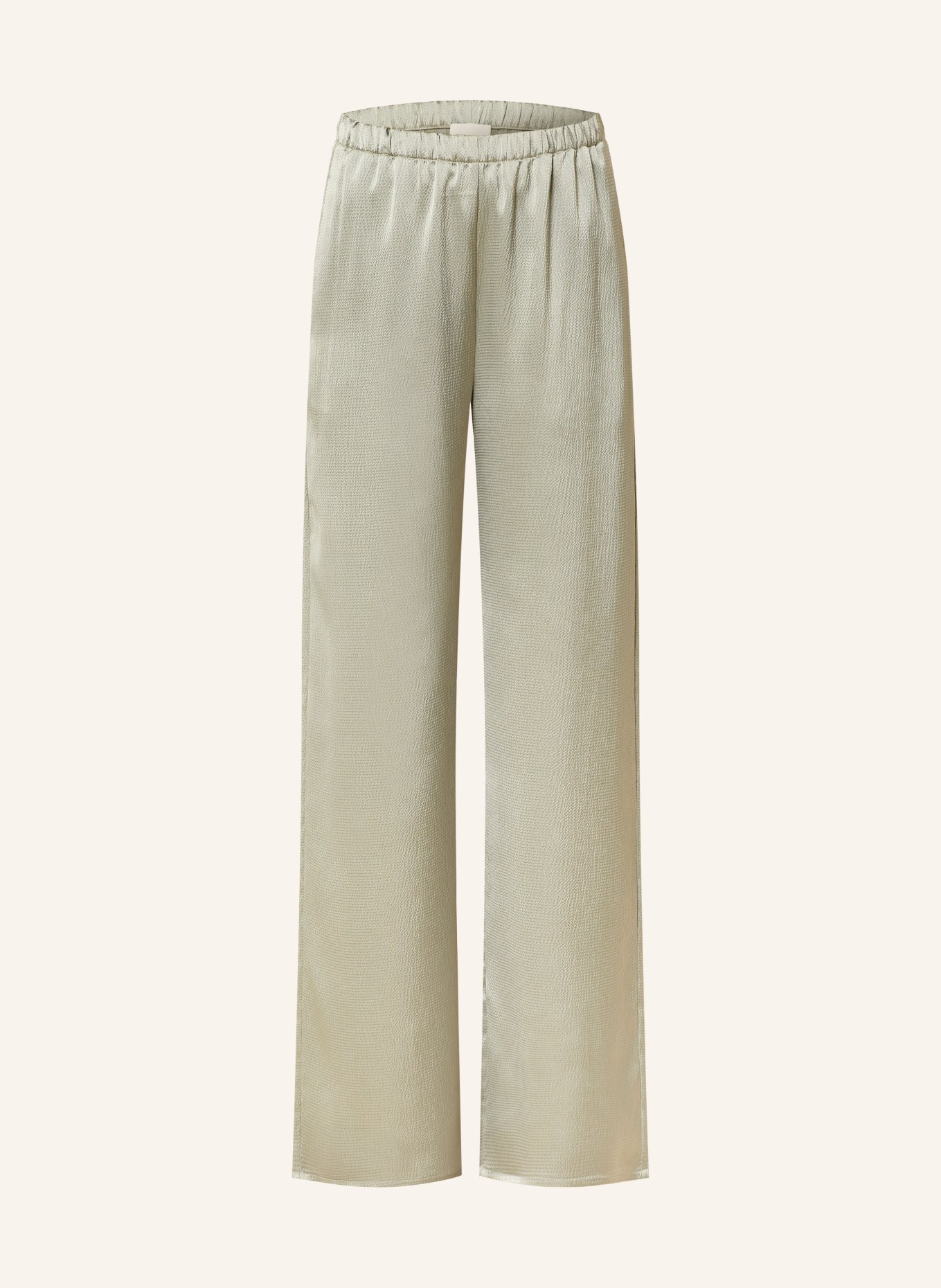 Calvin Klein Marlenehose HAMMERED: HELLGRÜN