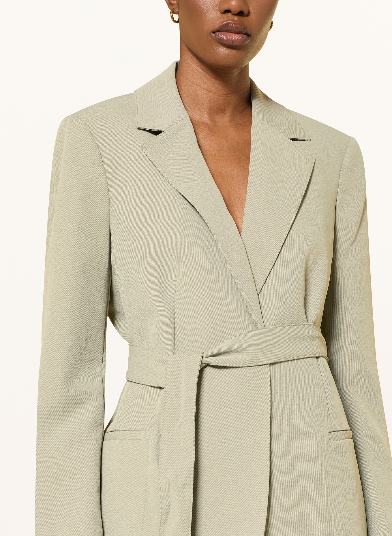 Calvin Klein dlouhý sako: SVĚTLE ZELENÁ