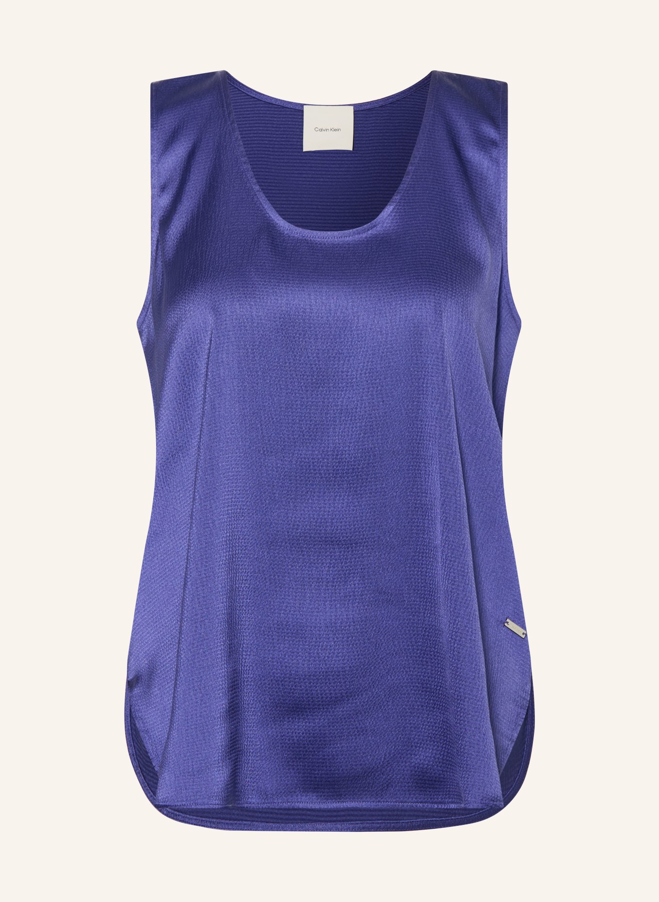 Calvin Klein Satintop: BLAU