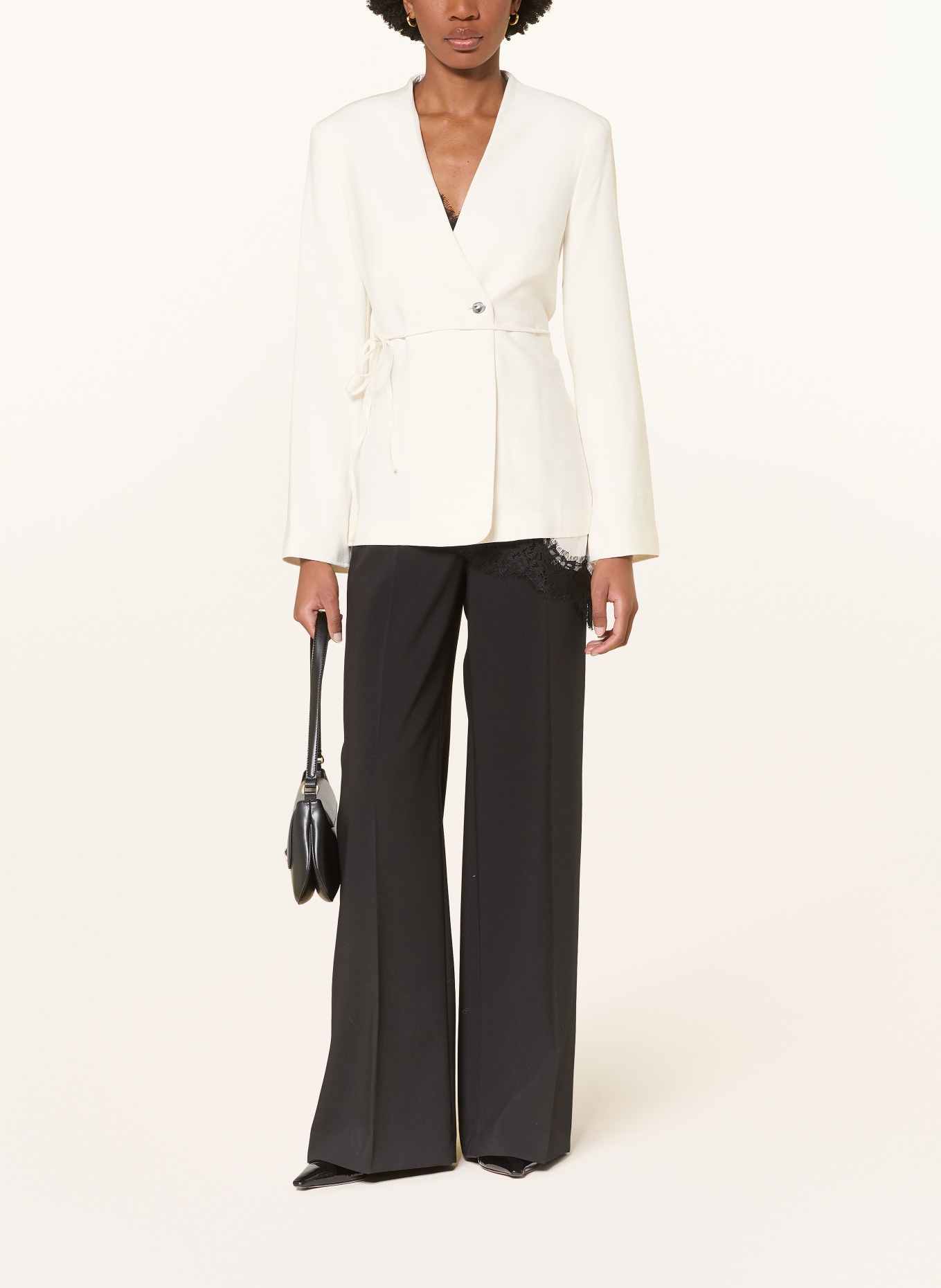 Calvin Klein blazer: ECRU