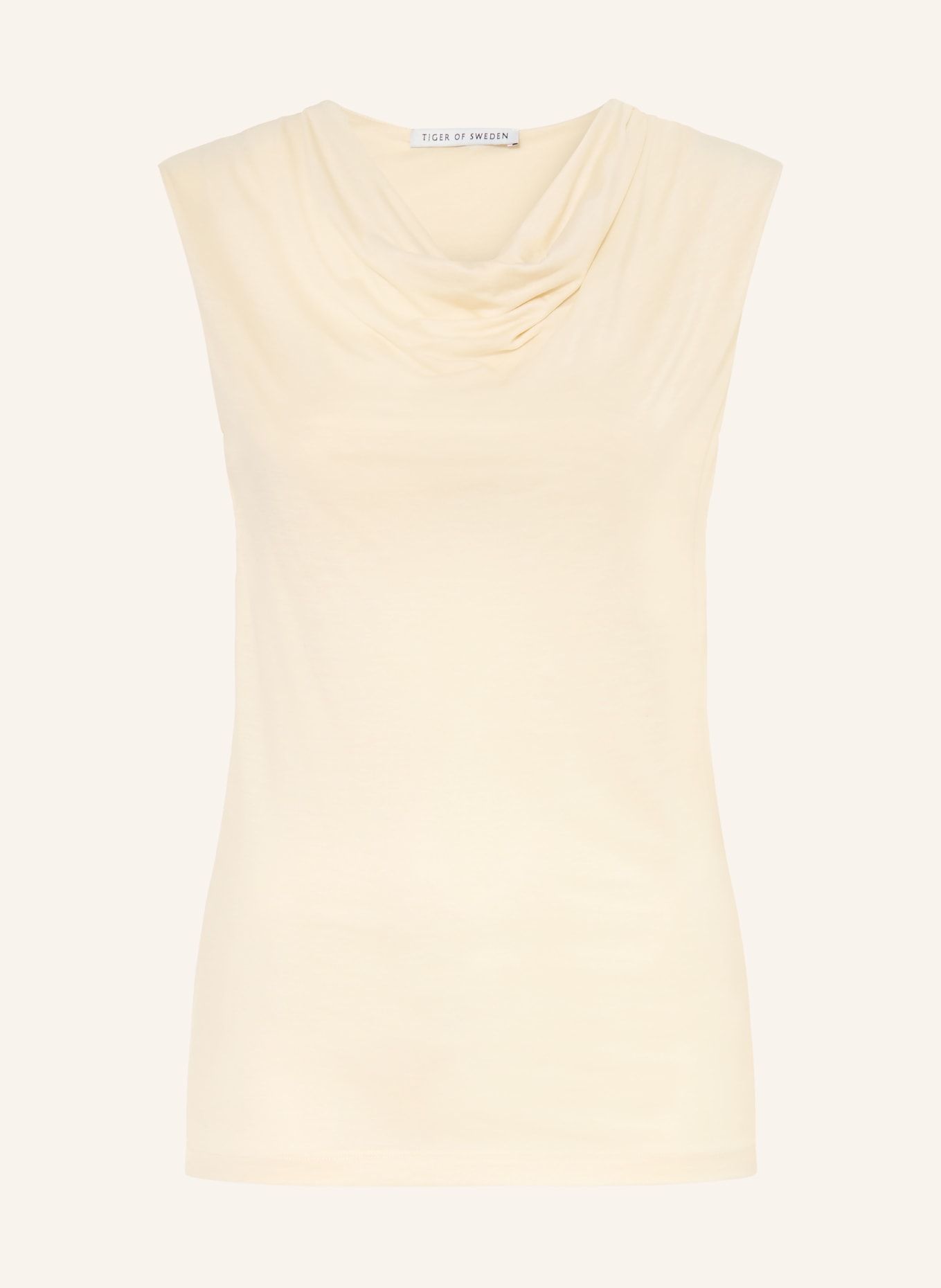 TIGER OF SWEDEN Top JELA: ÉCRU