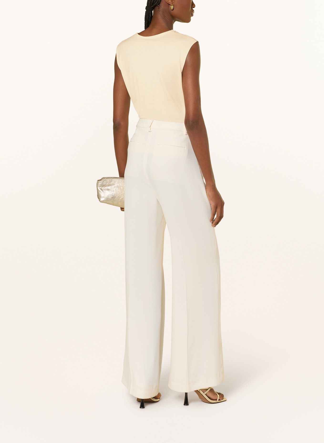 TIGER OF SWEDEN Top JELA: ÉCRU