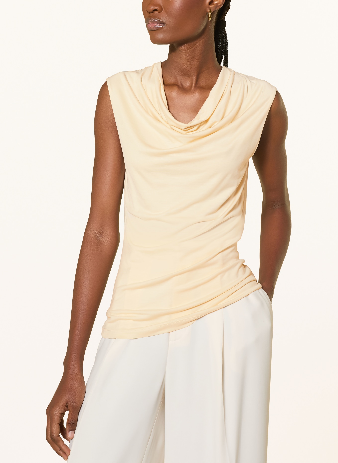 TIGER OF SWEDEN Top JELA: ÉCRU