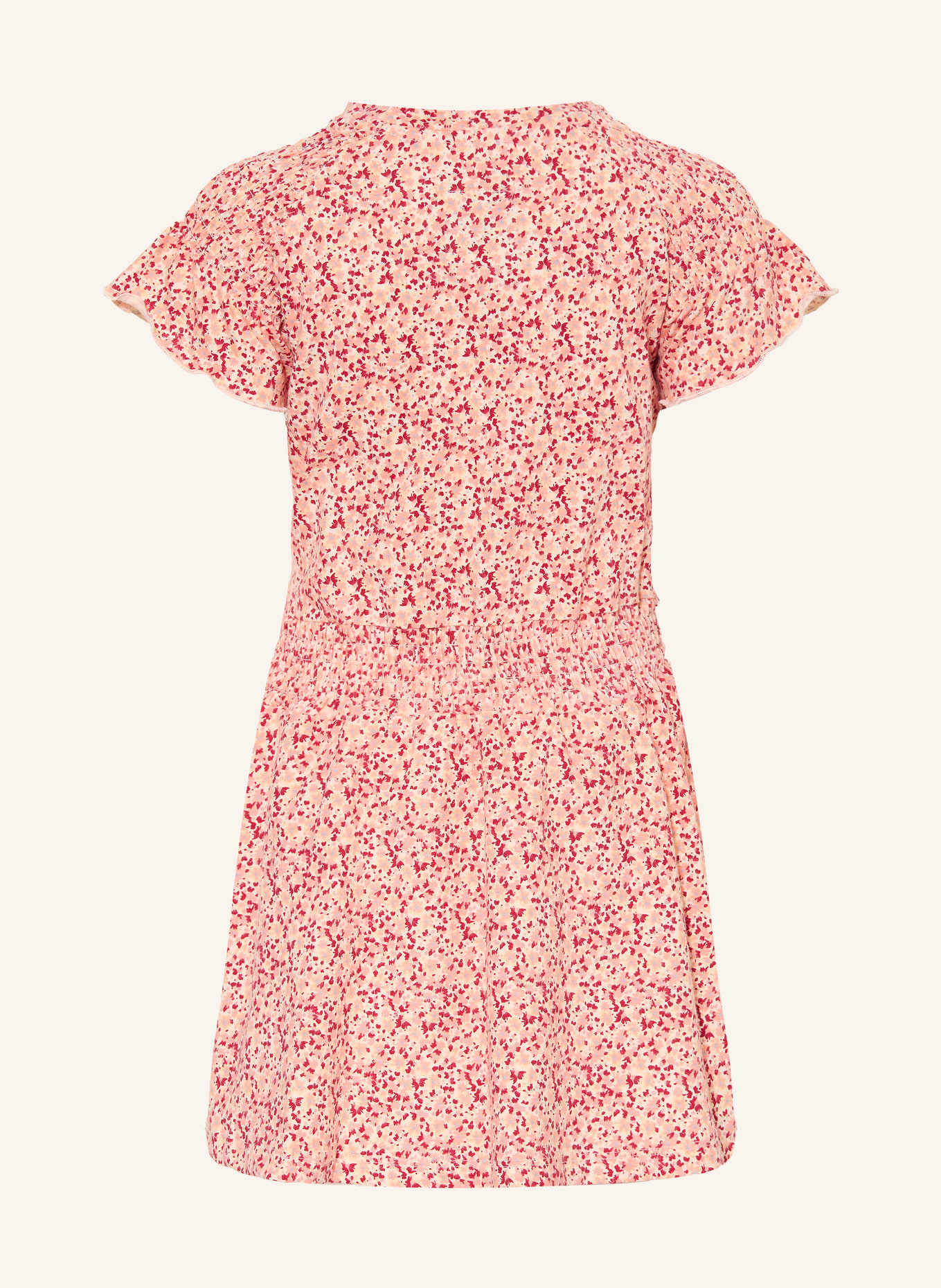 Koko Noko Kleid: BEIGE / DUNKELROT / HELLORANGE