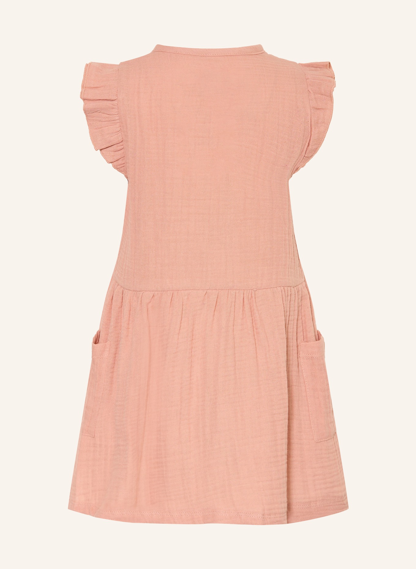 Koko Noko Musselinkleid mit Rüschen: LACHS