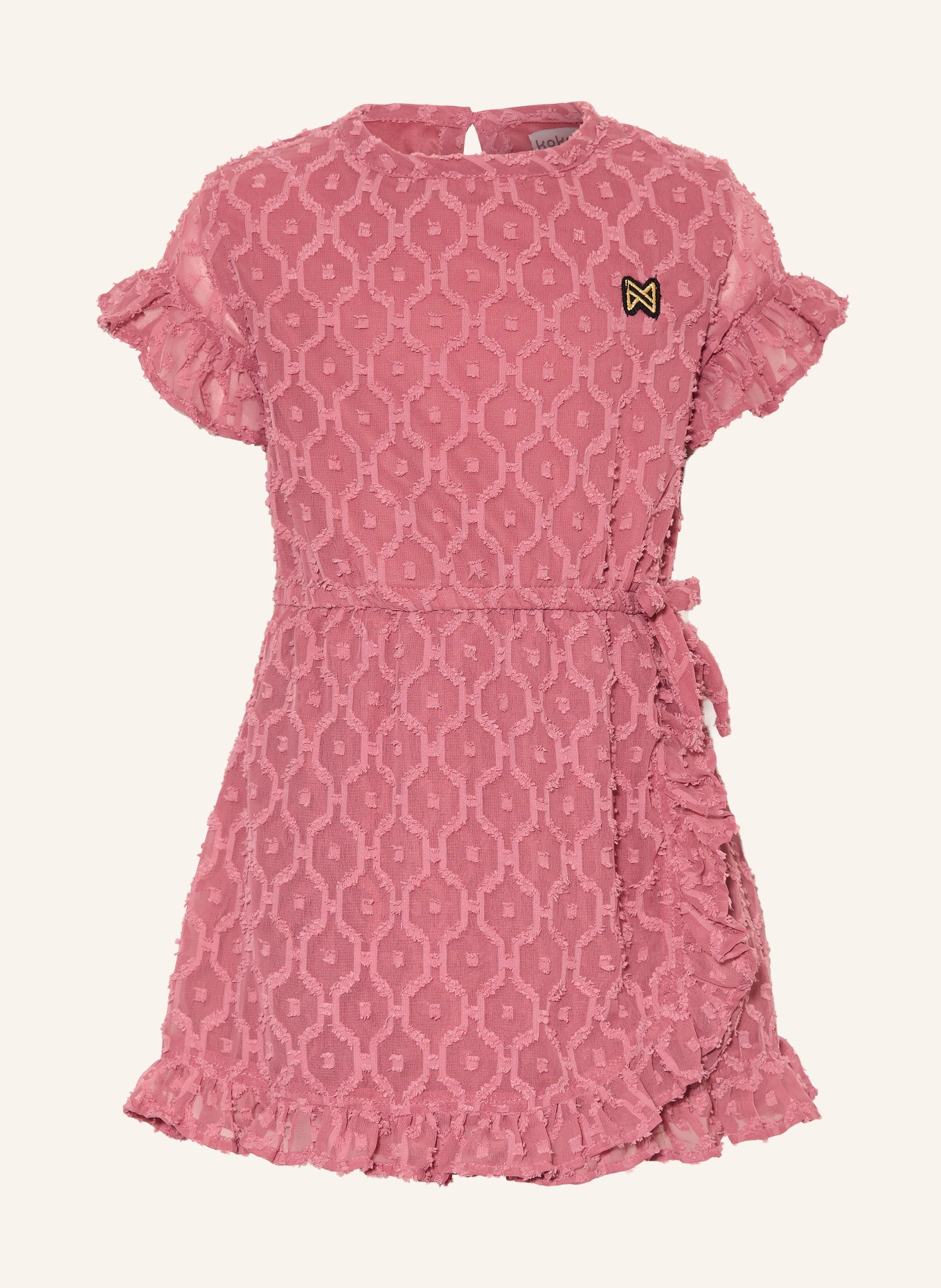 Koko Noko Kleid in Wickeloptik mit Rüschen: ALTROSA