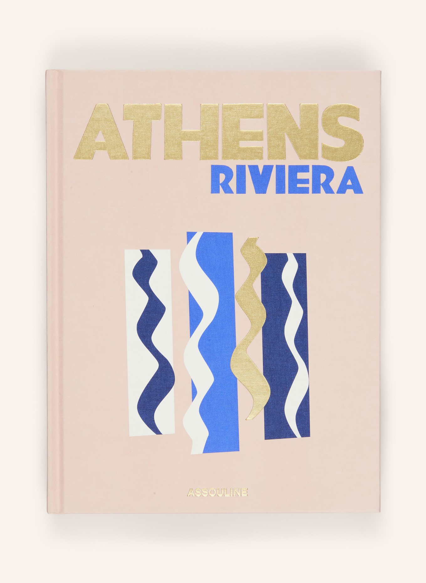 ASSOULINE Book ATHENS RIVIERA: BEIGE / DARK BLUE / BLUE