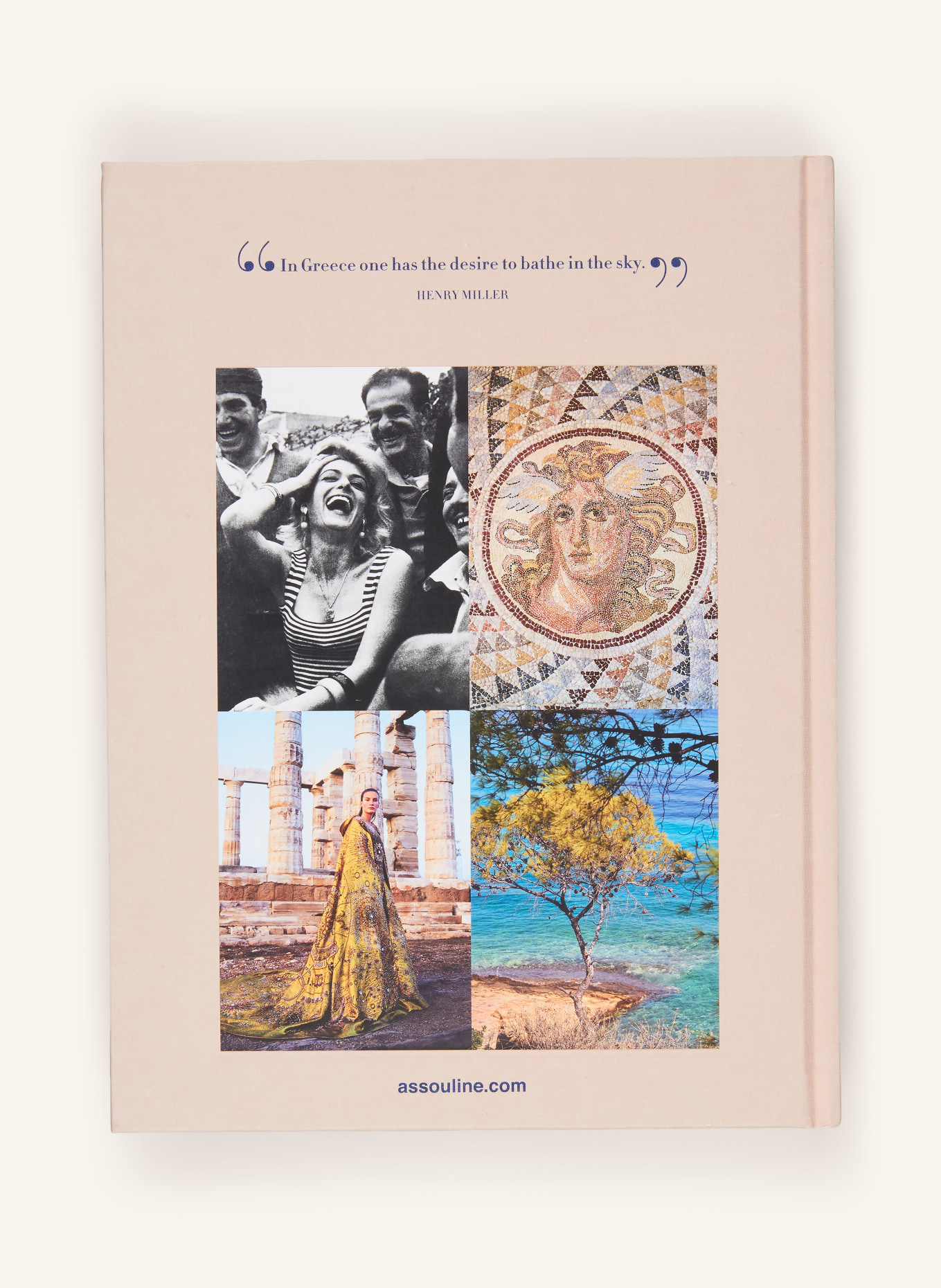ASSOULINE Book ATHENS RIVIERA: BEIGE / DARK BLUE / BLUE