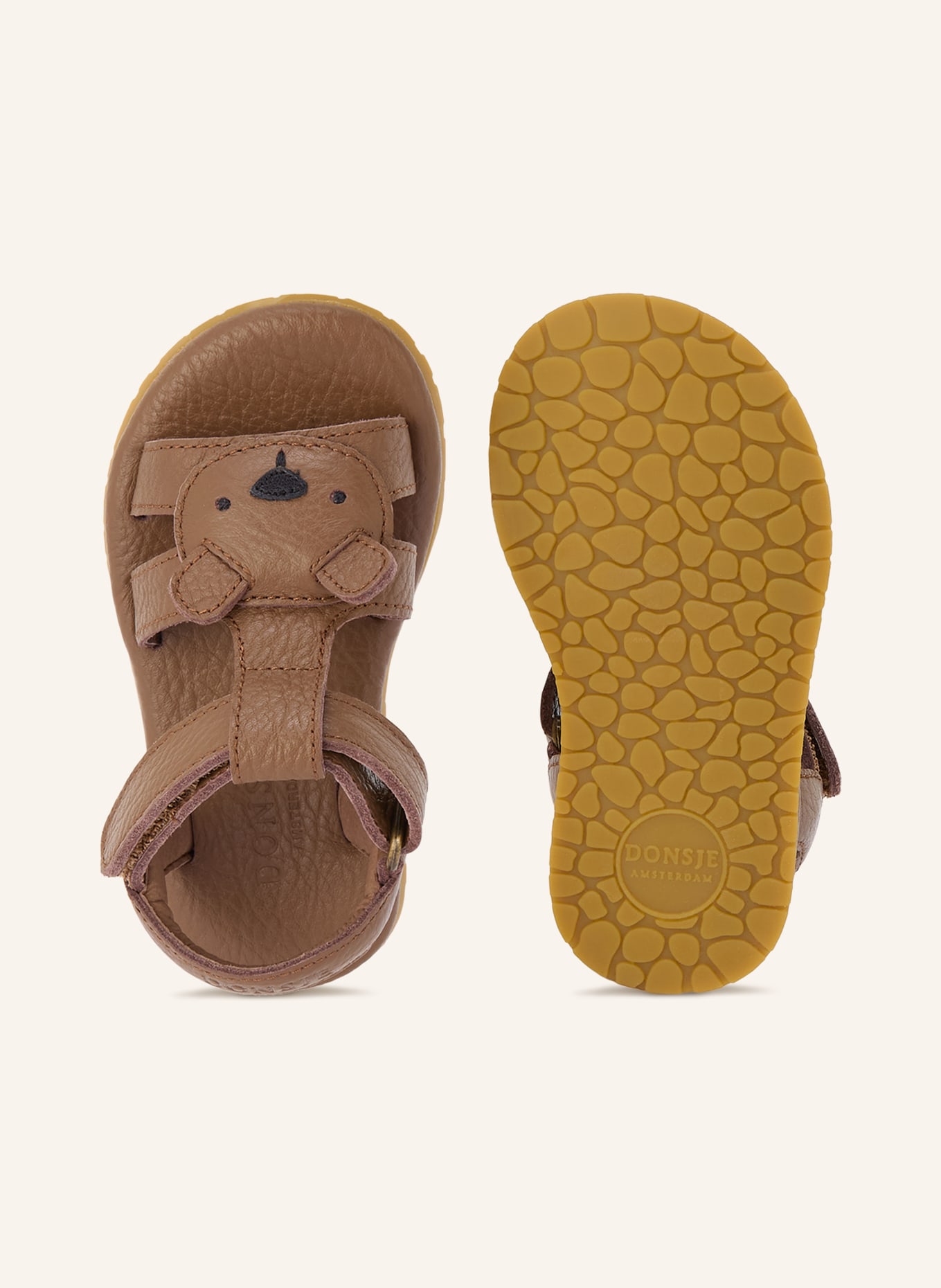 DONSJE Sandalen MHALO: BRAUN / SCHWARZ