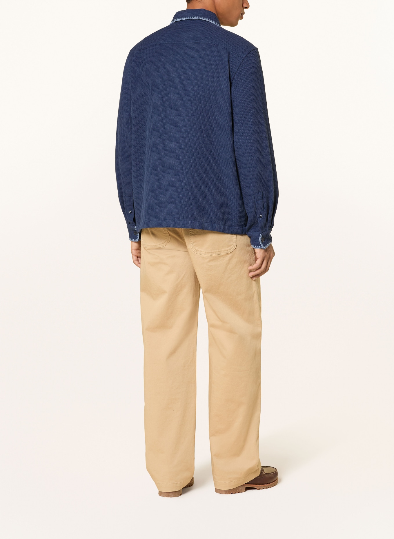 SCOTCH & SODA Overjacket: DUNKELBLAU / HELLBLAU