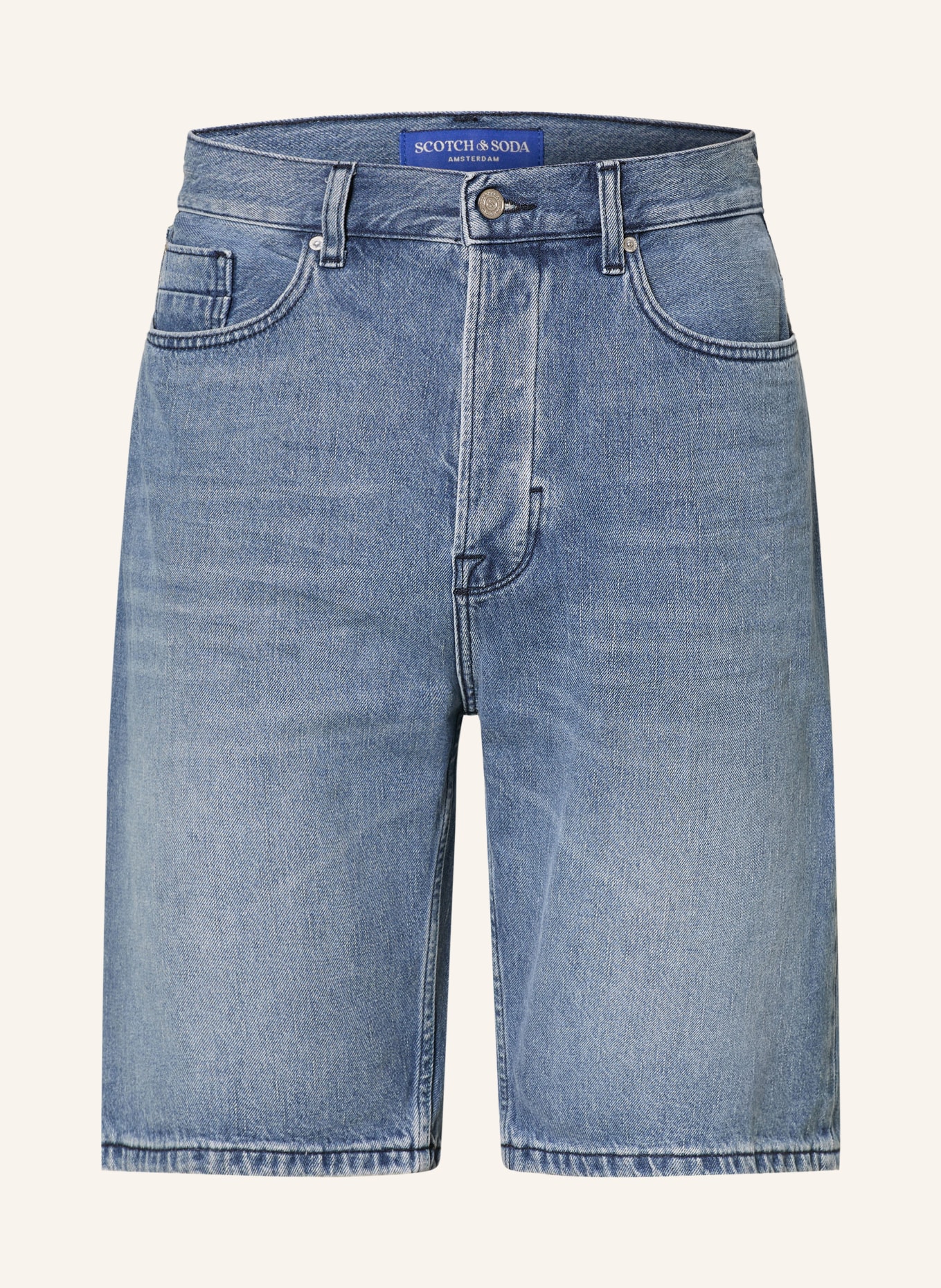 SCOTCH & SODA Short en jean THE PITCH Coupe ample: 410 NAVY