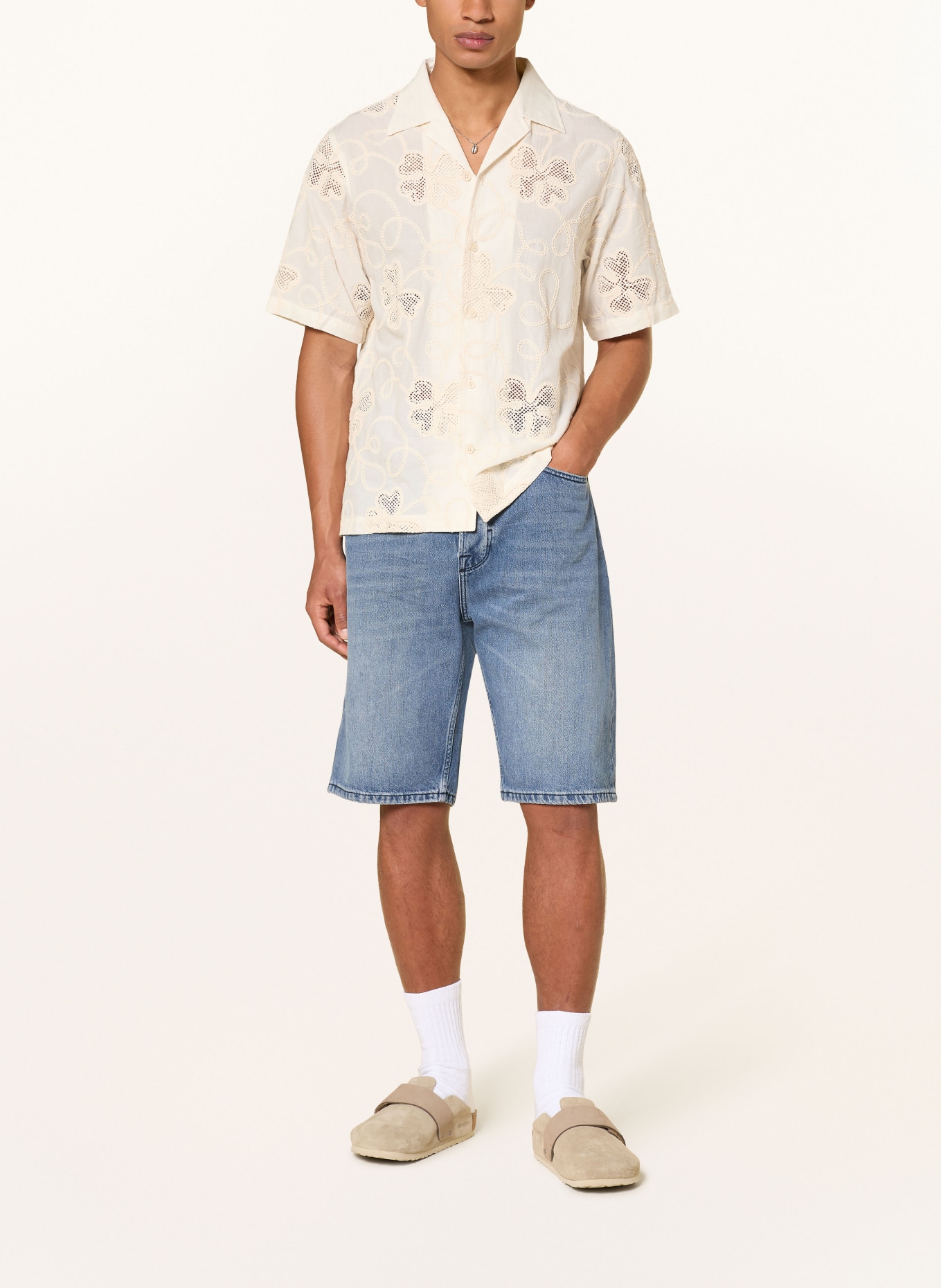 SCOTCH & SODA Short en jean THE PITCH Coupe ample: 410 NAVY