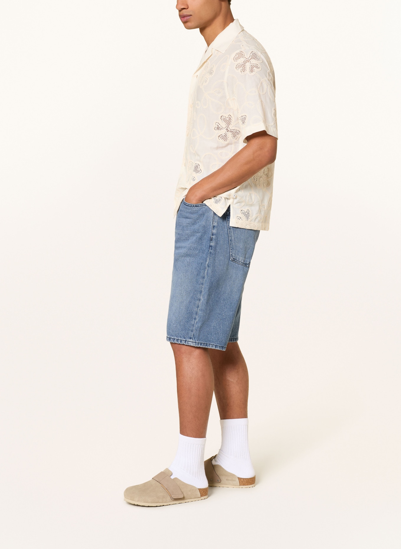 SCOTCH & SODA Short en jean THE PITCH Coupe ample: 410 NAVY