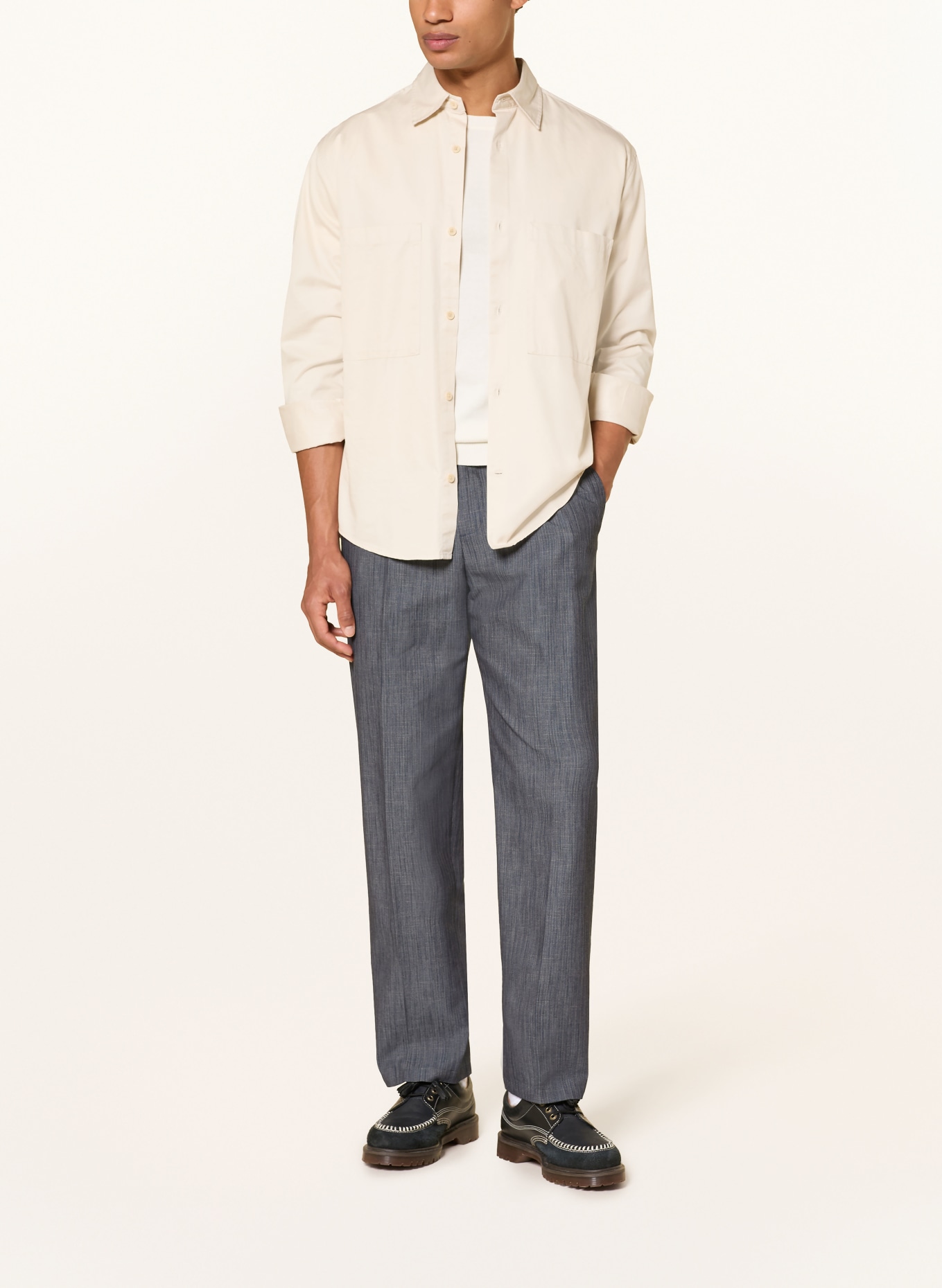 SCOTCH & SODA Pantalon chino OLIVER coupe décontractée: BLEU FONCÉ / CHAMEAU / ÉCRU