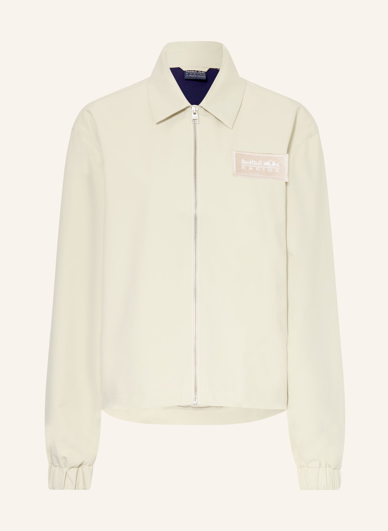 Red Bull RACING x PEPE JEANS Blouson: CREME / DUNKELBLAU / WEISS
