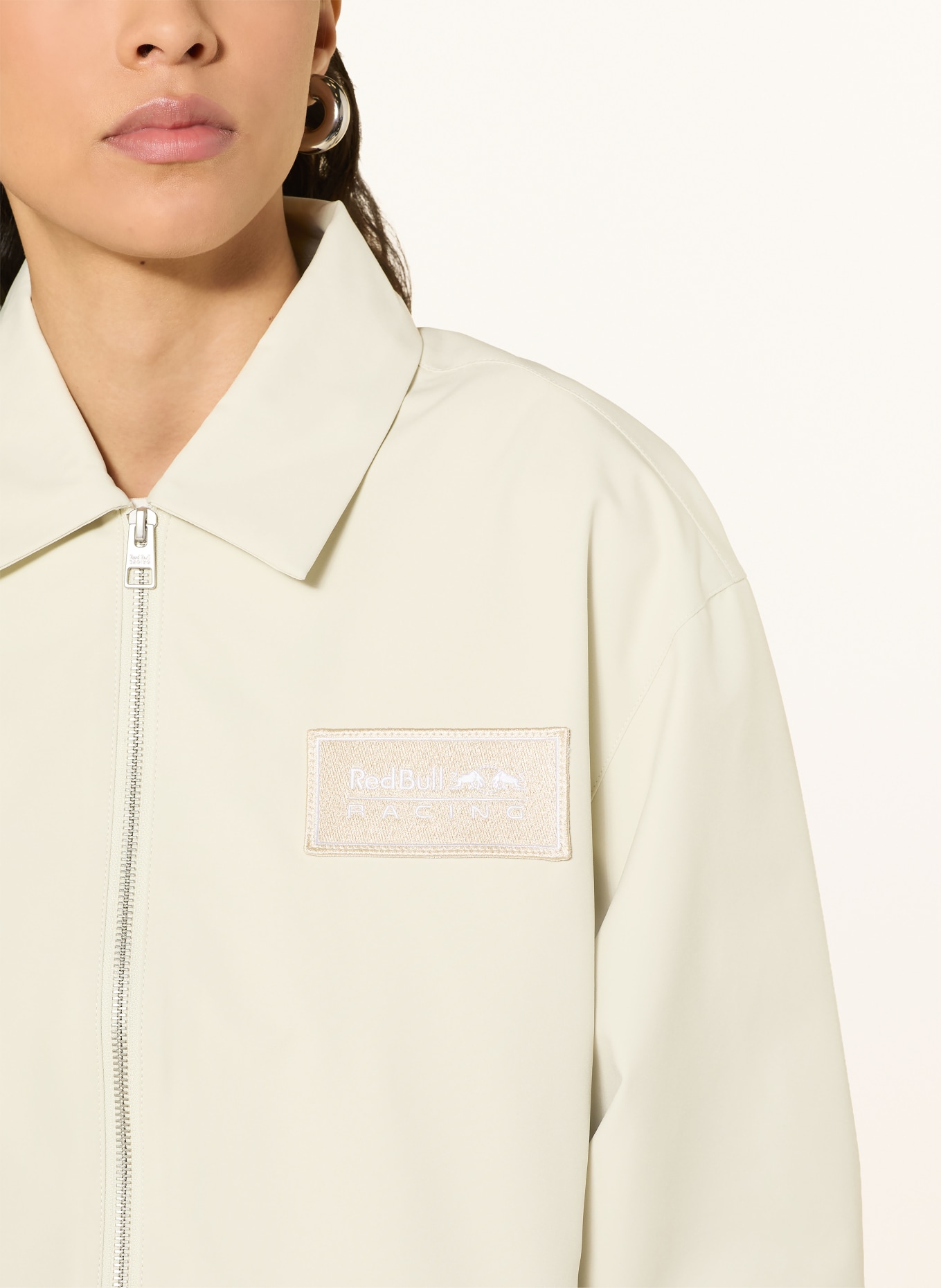 Red Bull RACING x PEPE JEANS Blouson: CREME / DUNKELBLAU / WEISS