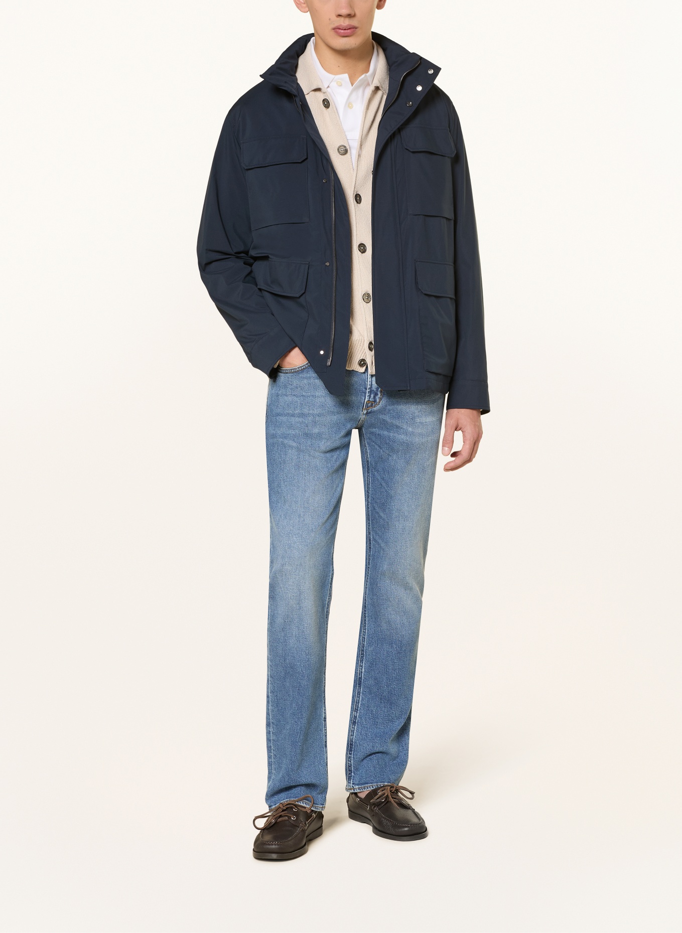 PAUL & SHARK Veldjas: DONKERBLAUW