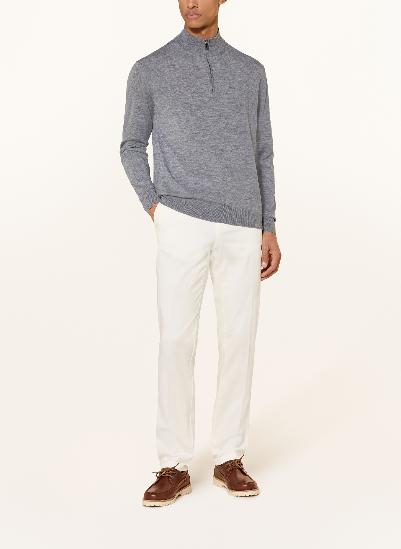 PAUL & SHARK Troyer en laine mérinos: GRIS