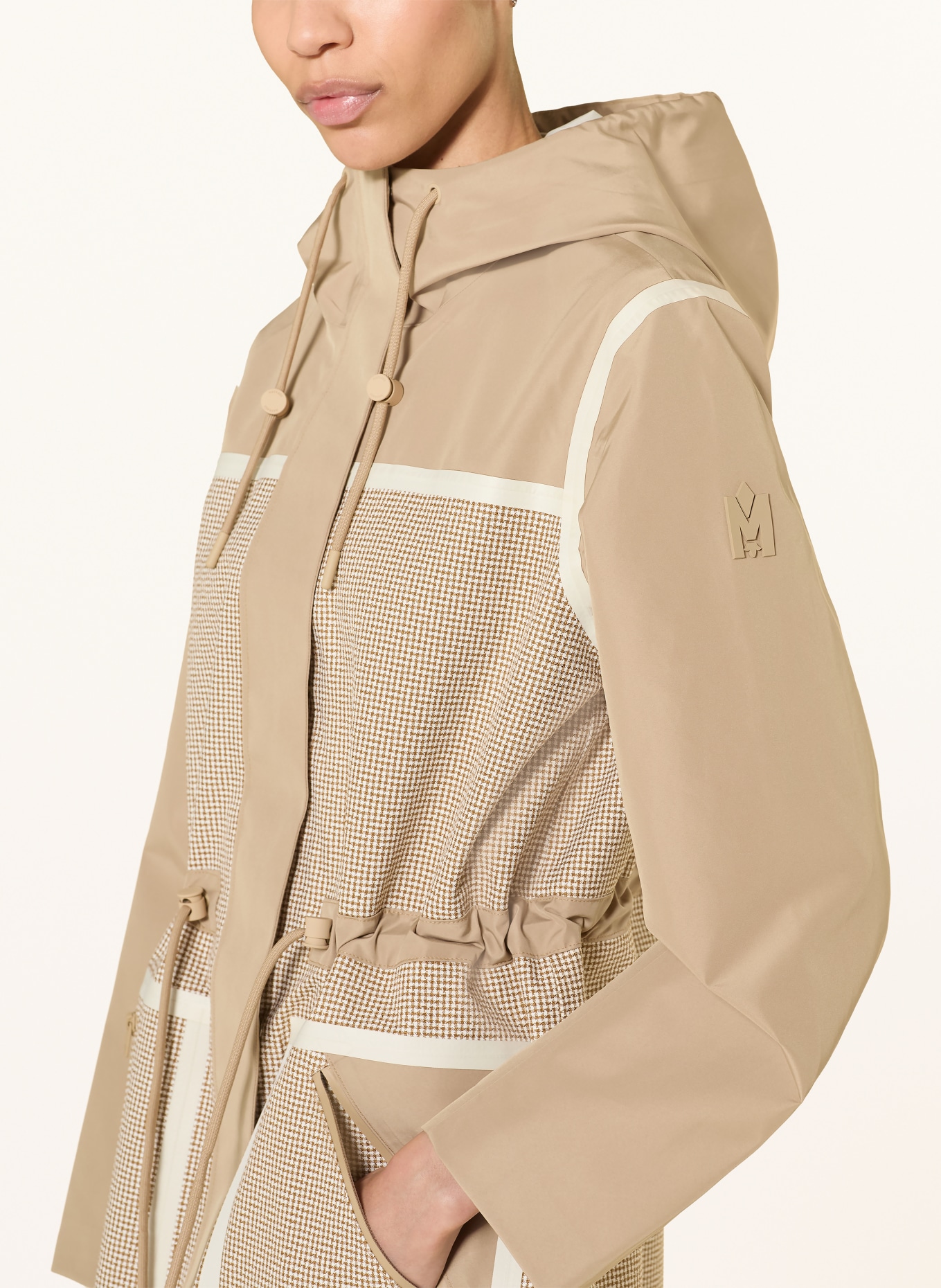 Mackage Trenchcoat JANA-HT: BEIGE / WIT