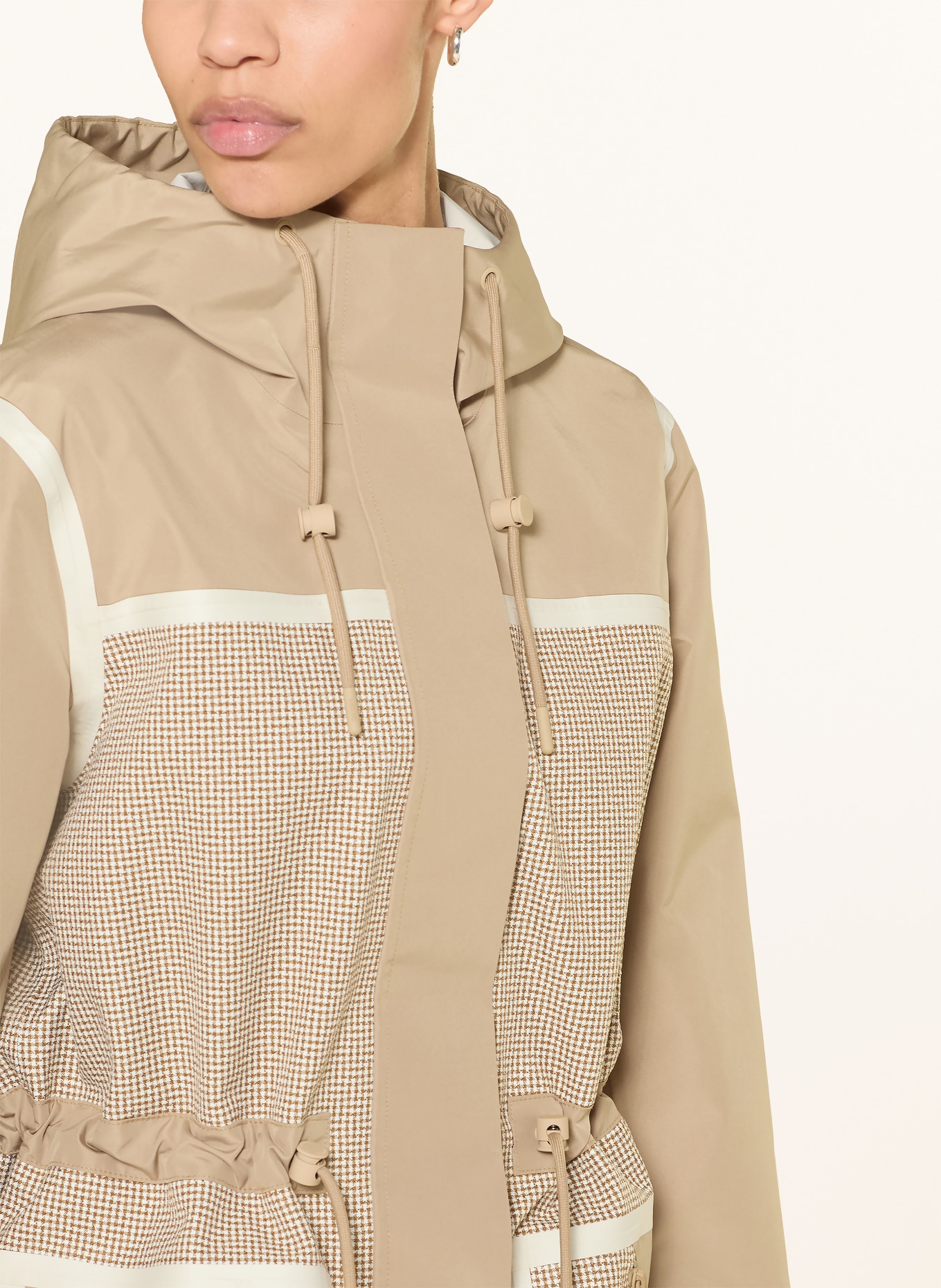 Mackage Trenchcoat JANA-HT: BEIGE / WIT