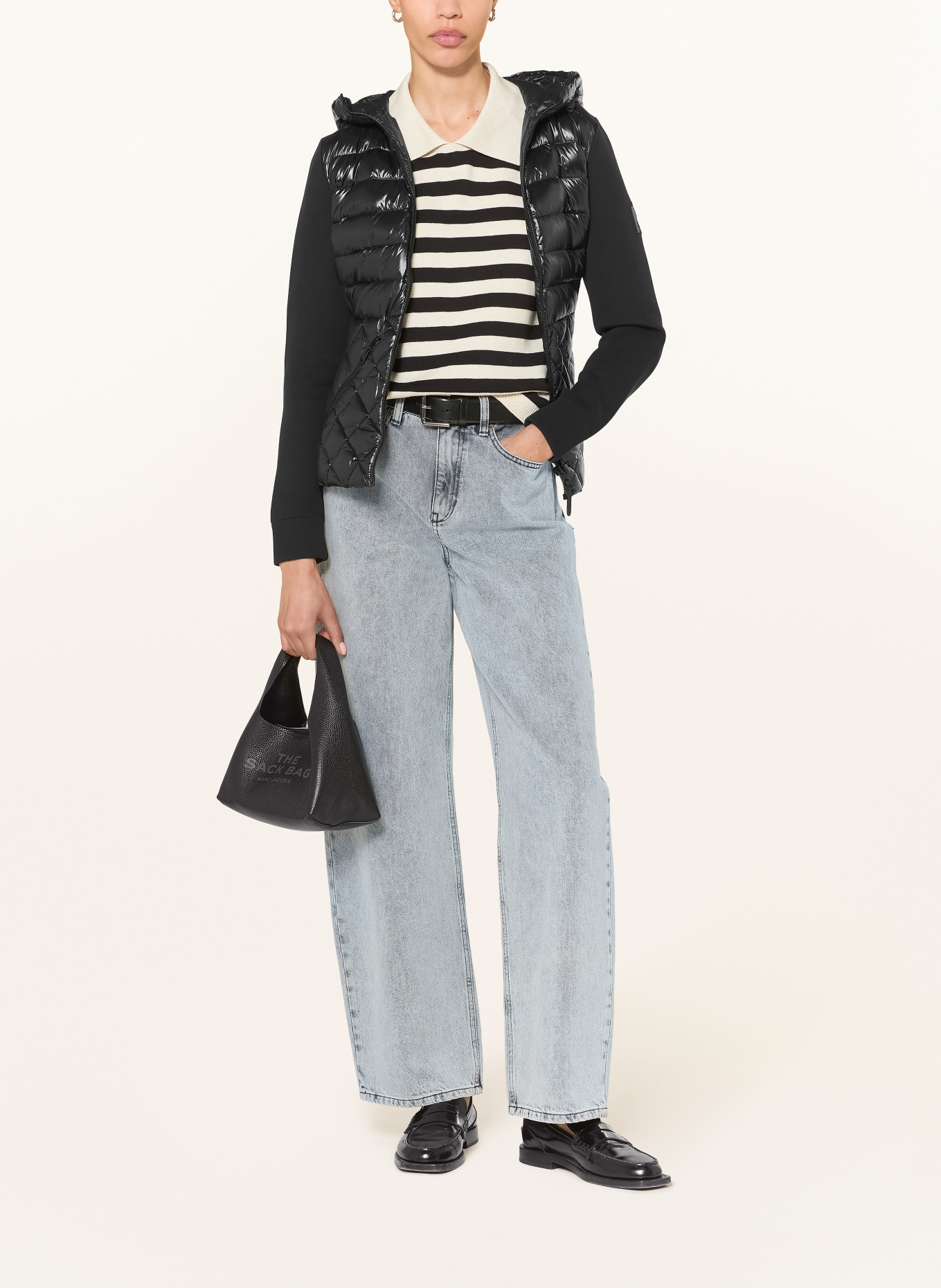 Mackage AGATHA-donsjack van gemengde materialen: ZWART