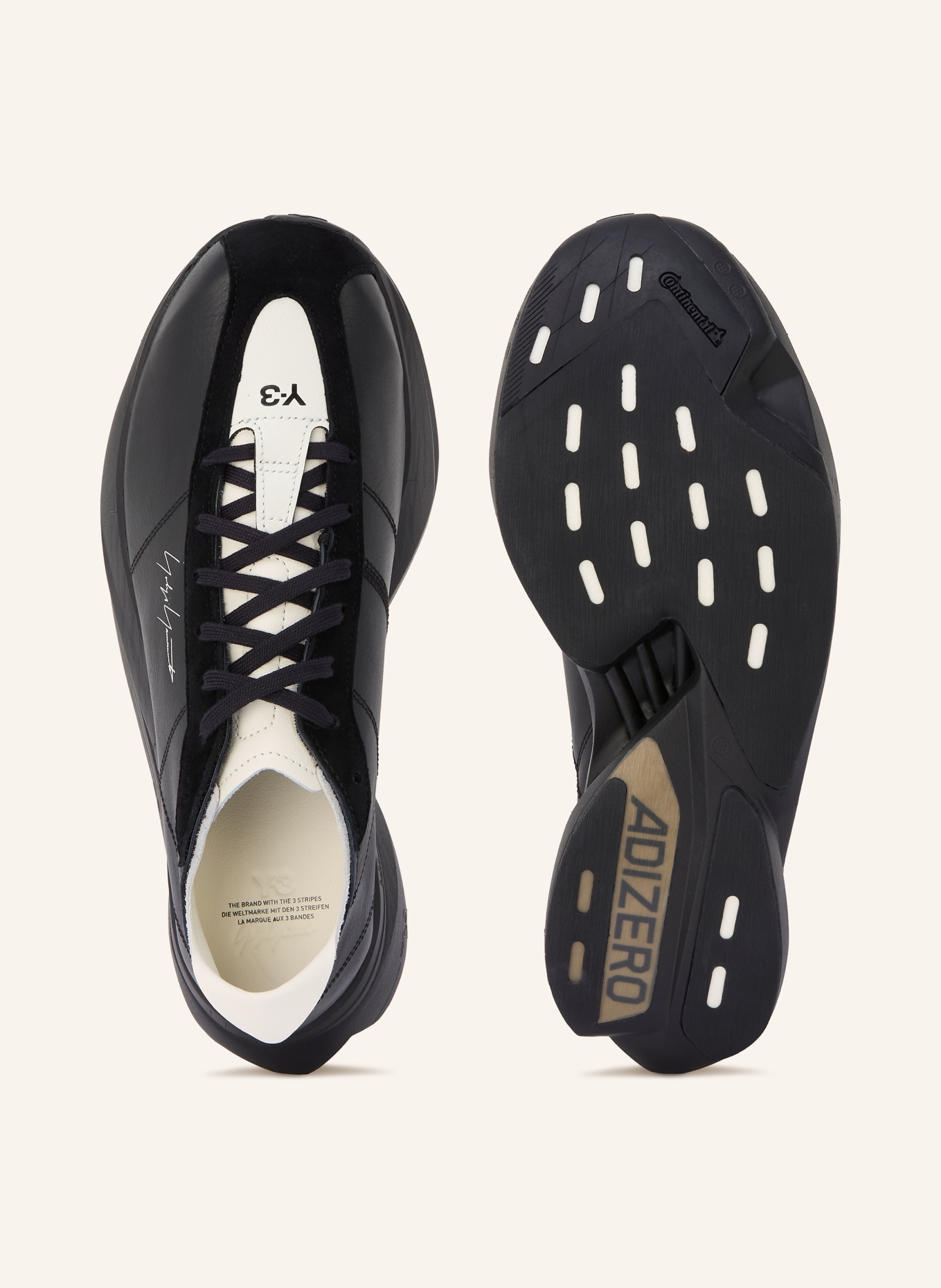 Y-3 Sneaker Y-3 ADIOS PRO 3 LX: ZWART / WIT