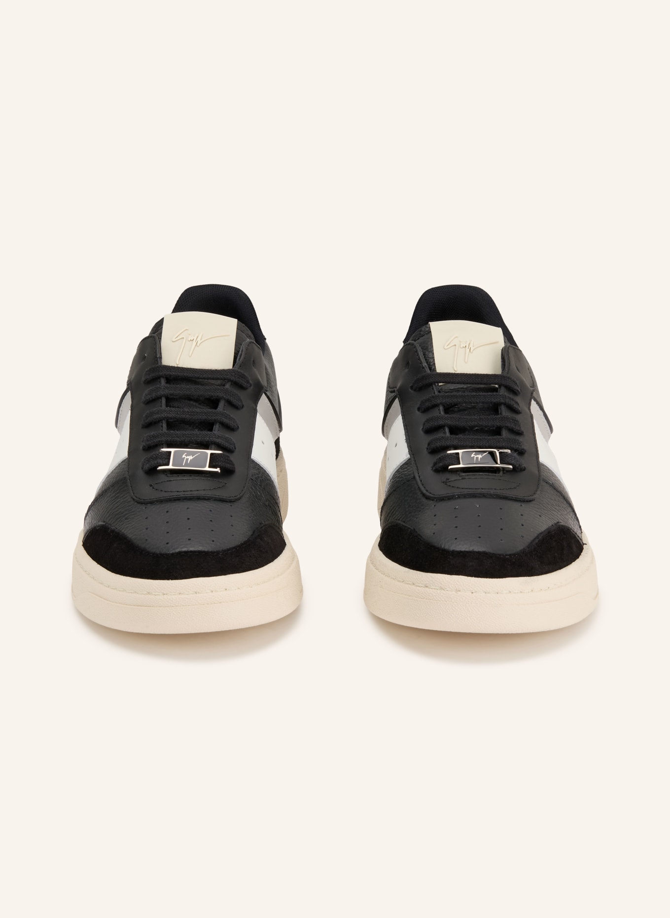 GIUSEPPE ZANOTTI DESIGN Sneaker GZ94: ZWART / GRIJS / WIT