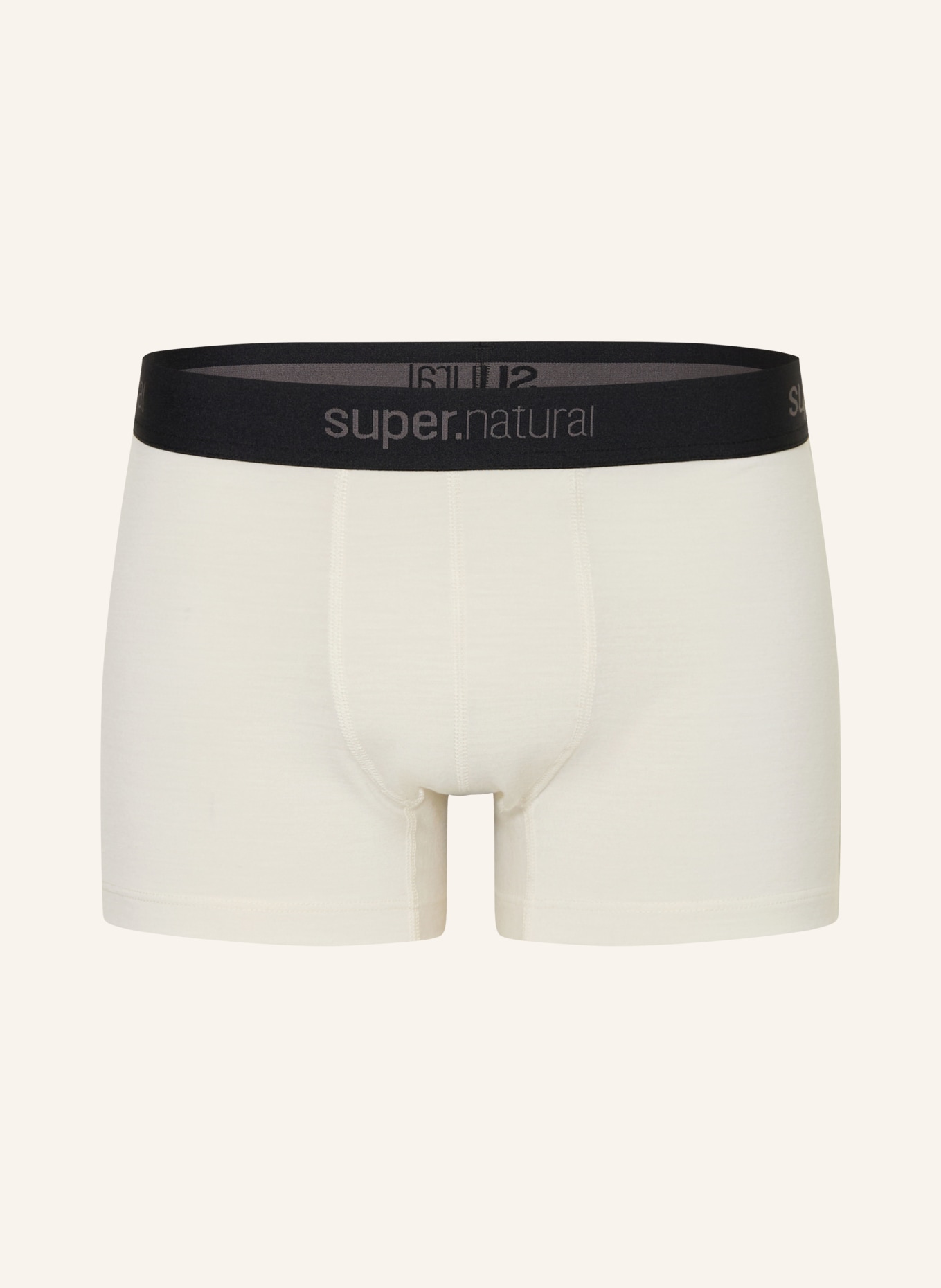 super.natural Functionele boxershorts TUNDRA175 BOXER met merinowol: WIT / ZWART