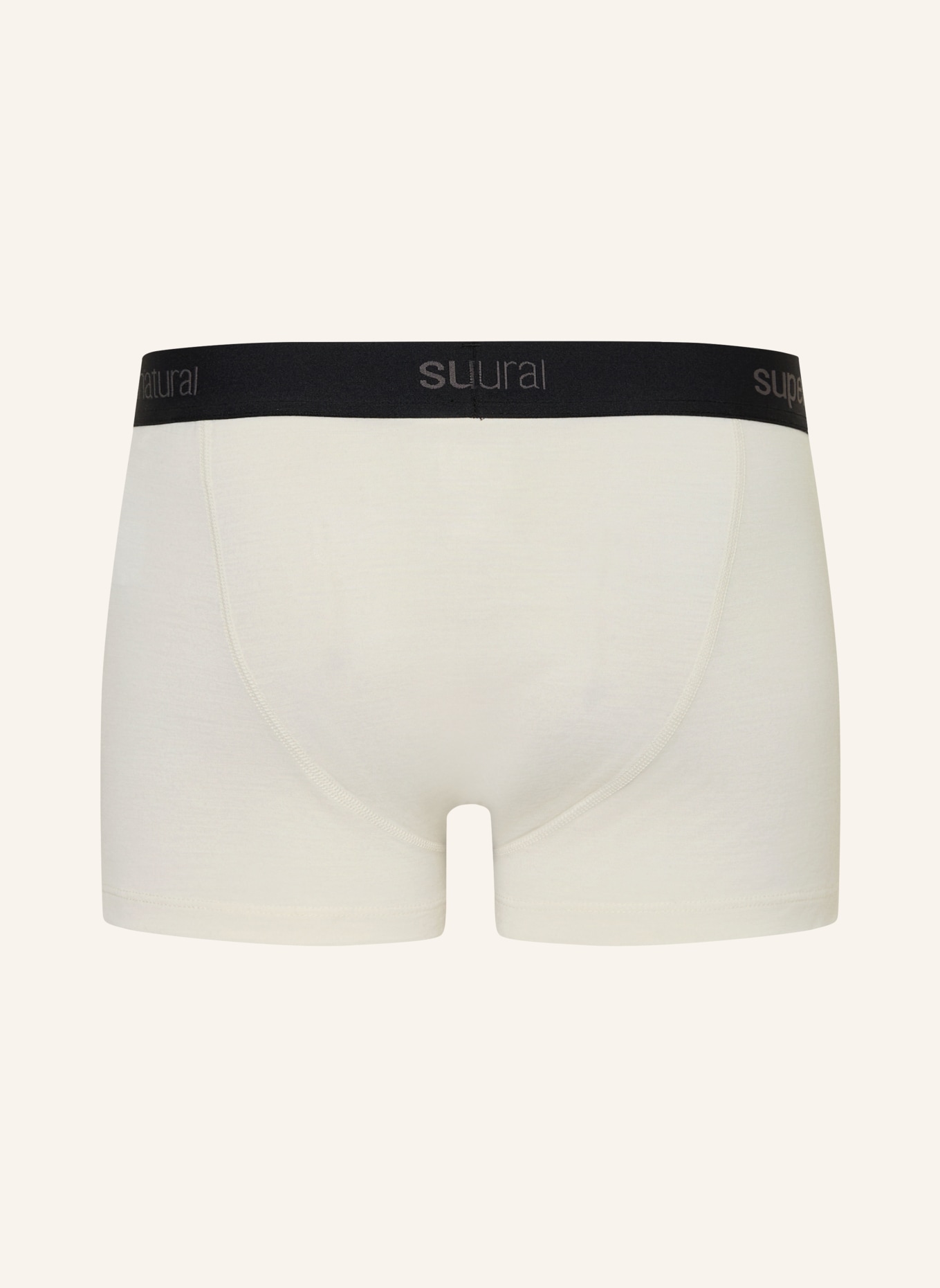 super.natural Functionele boxershorts TUNDRA175 BOXER met merinowol: WIT / ZWART