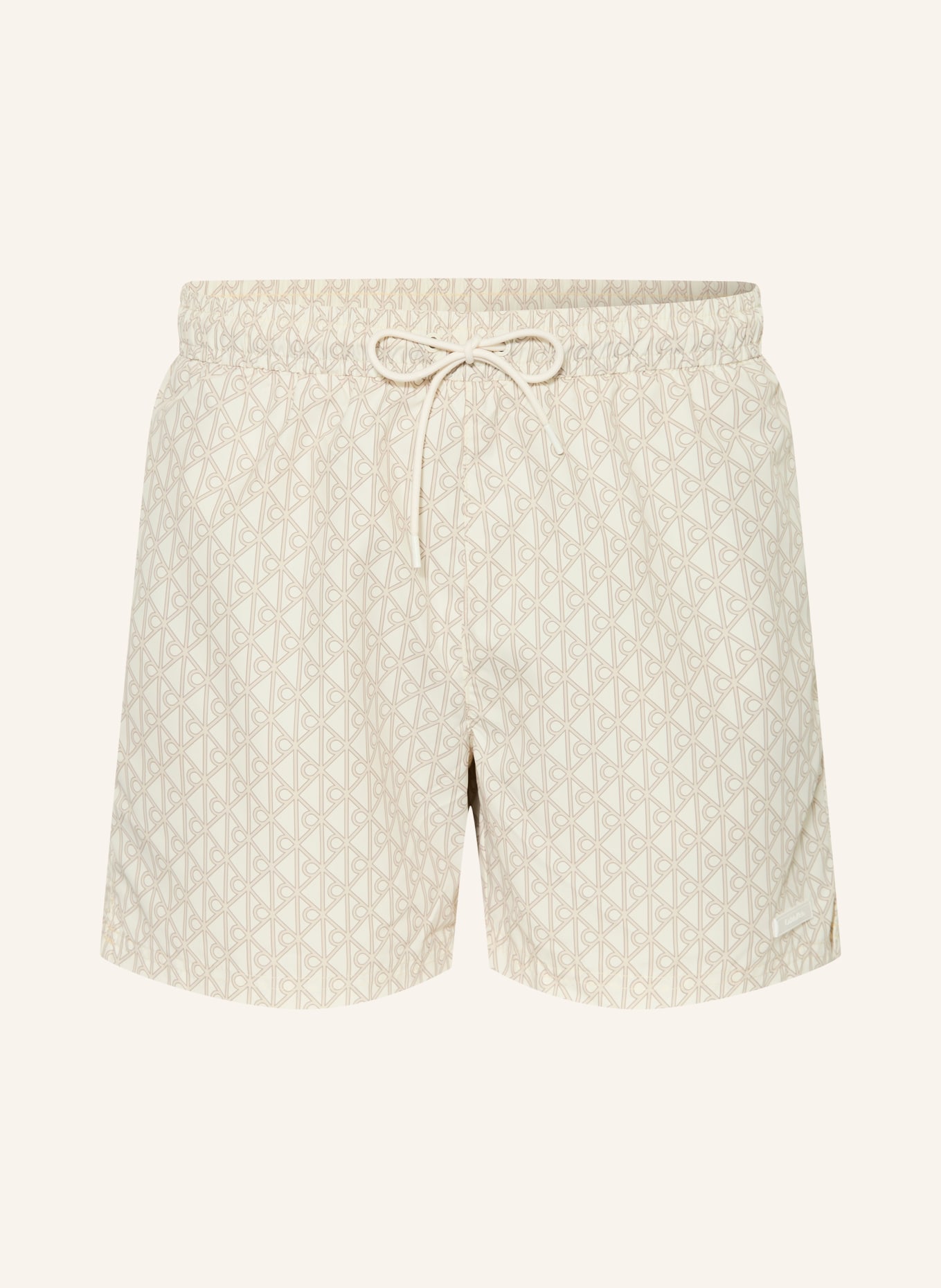 Calvin Klein zwemshort: ECRU / LICHTBRUIN