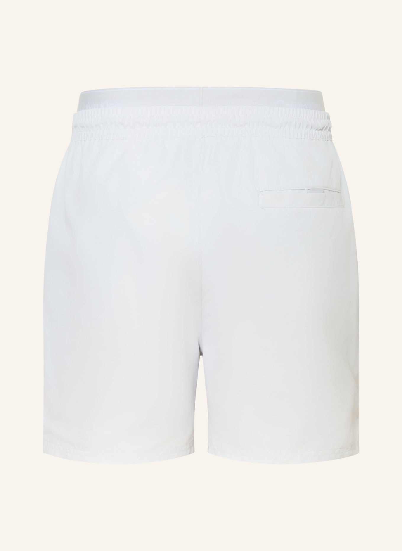 Calvin Klein swim shorts: LIGHT GRAY / WHITE