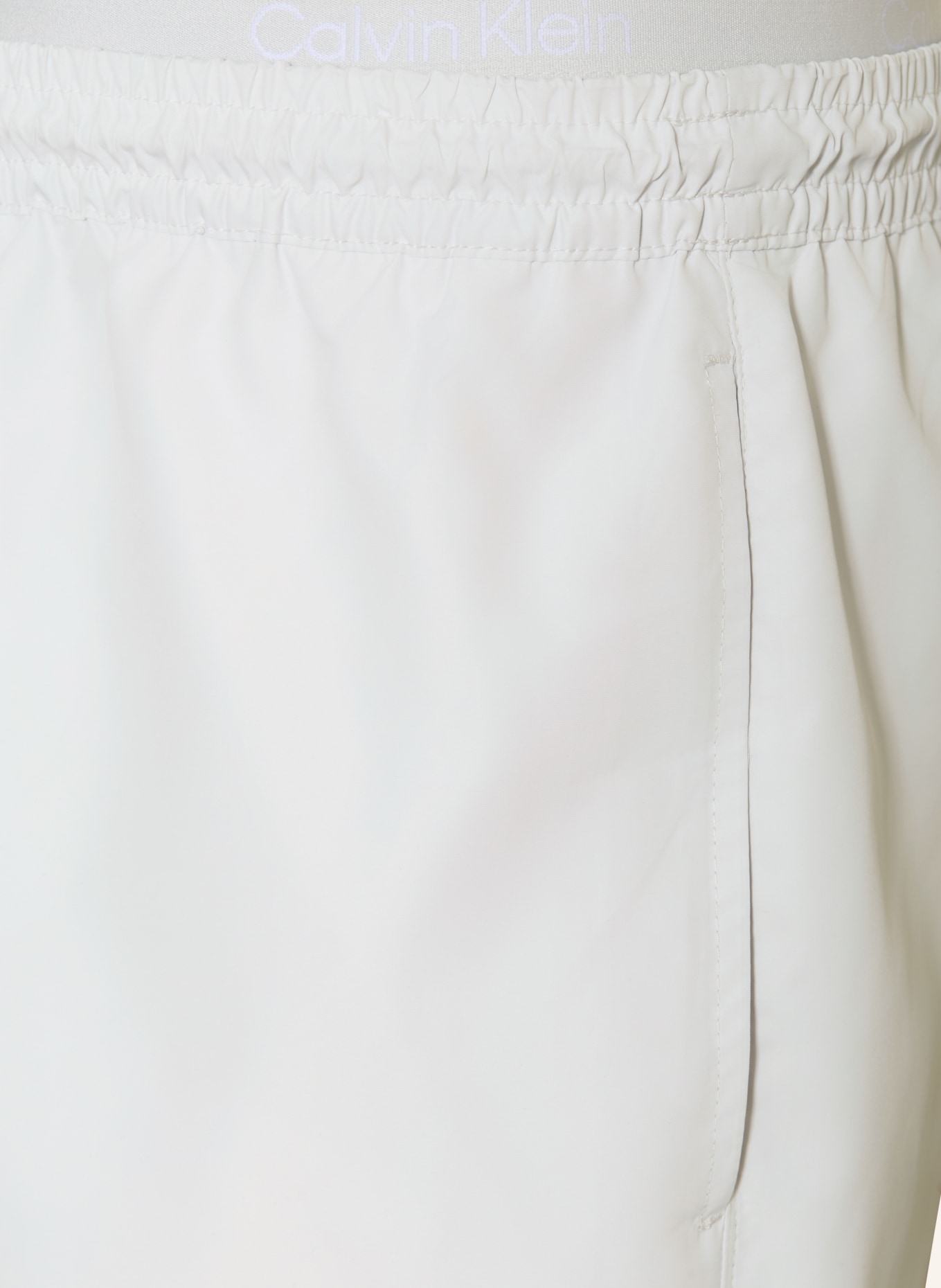 Calvin Klein swim shorts: LIGHT GRAY / WHITE