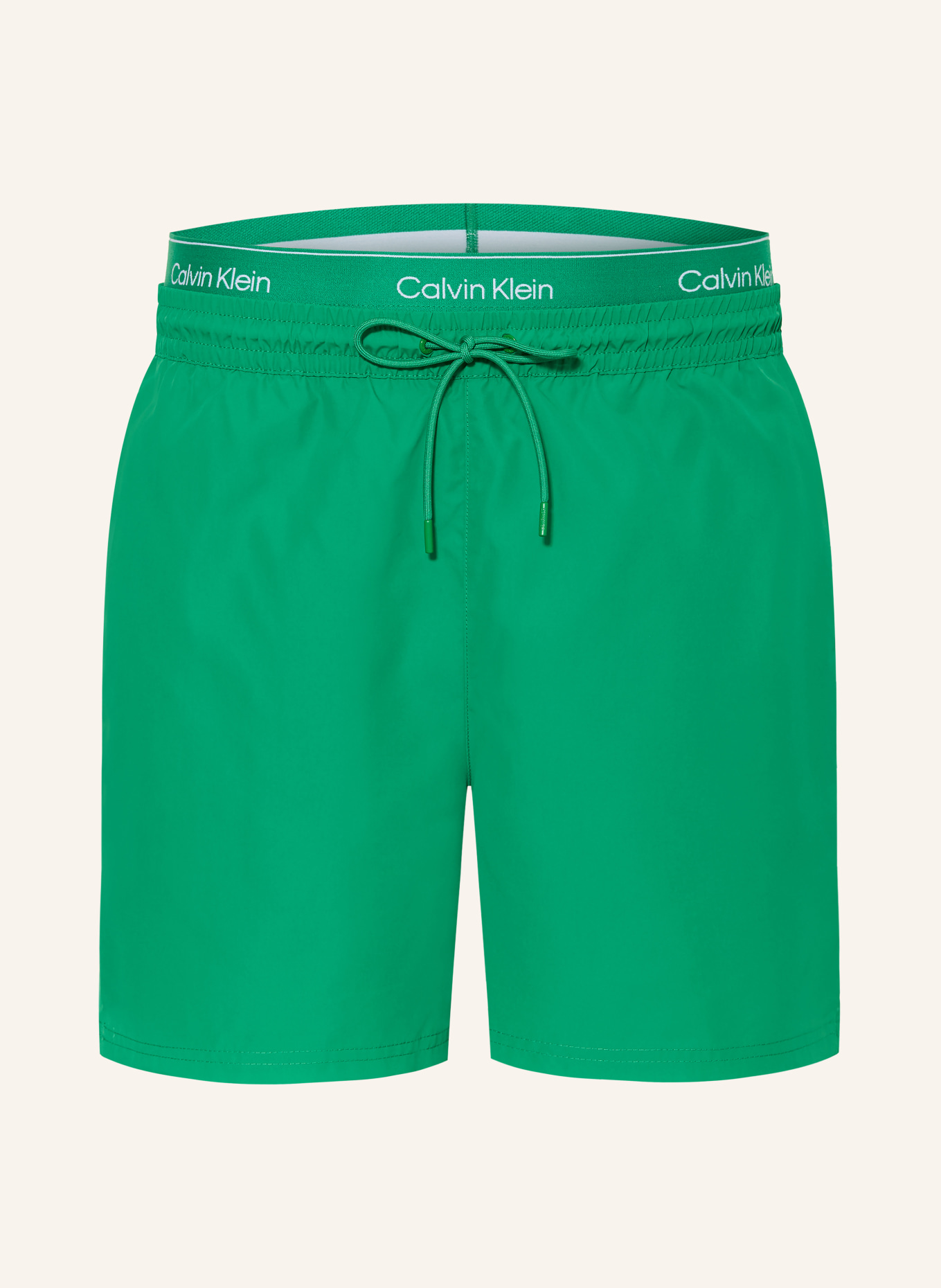 Calvin Klein short de bain: VERT / BLANC