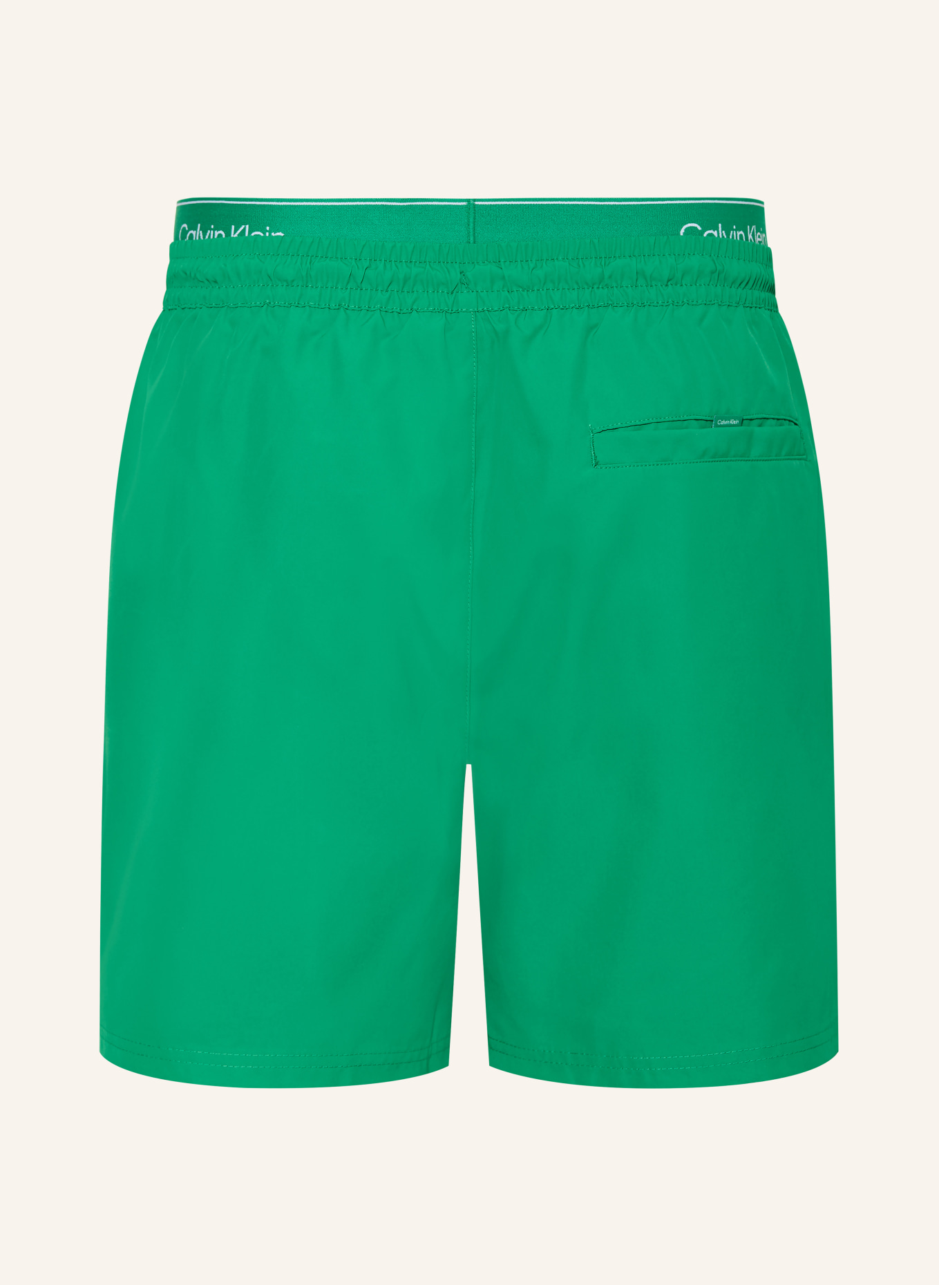 Calvin Klein short de bain: VERT / BLANC