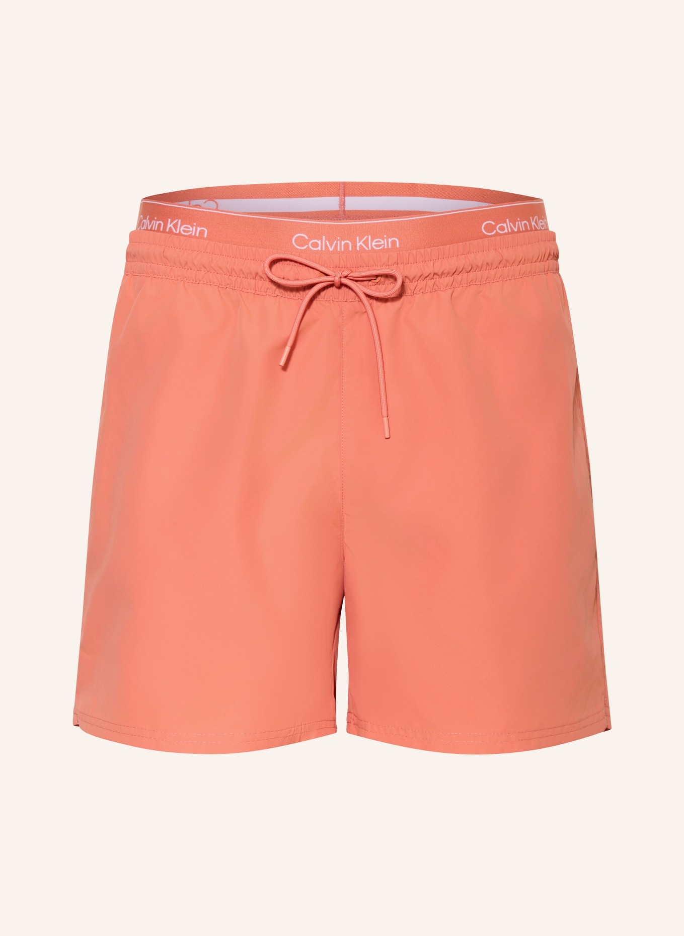 Calvin Klein swim shorts: SALMON / WHITE