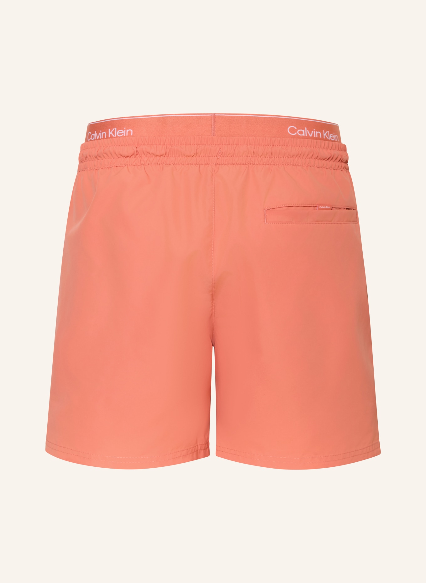 Calvin Klein swim shorts: SALMON / WHITE