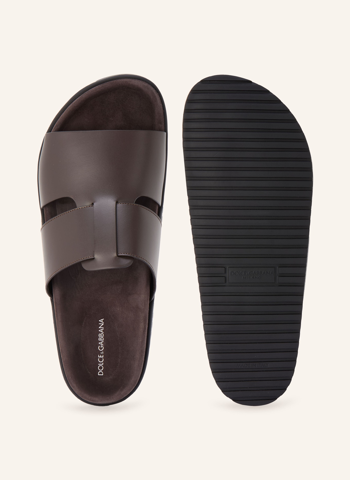 DOLCE & GABBANA mules: DARK BROWN