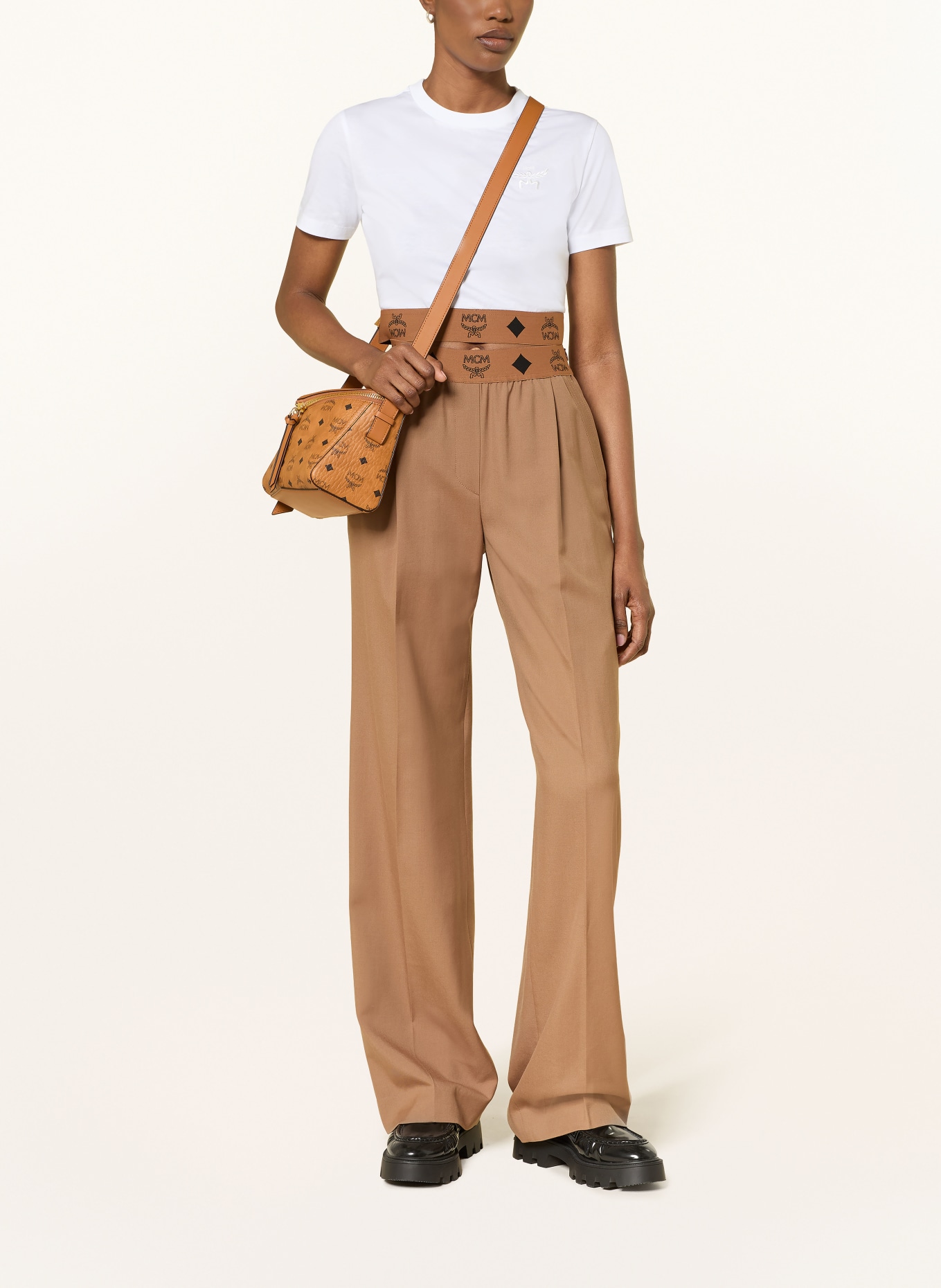 MCM Spodnie: JASNOBRĄZOWY