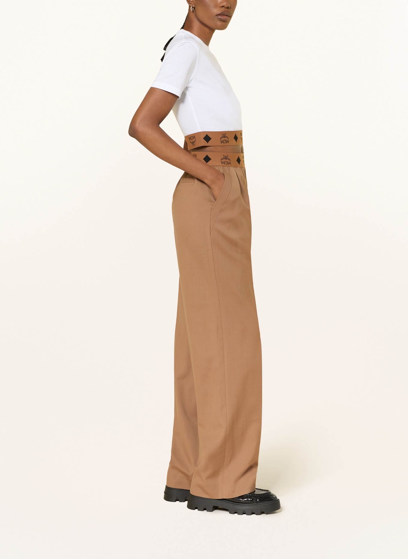 MCM Spodnie: JASNOBRĄZOWY