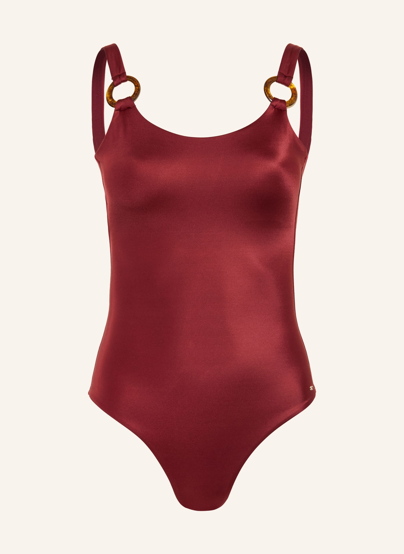 TOMMY HILFIGER maillot de bain: ROUGE FONCÉ